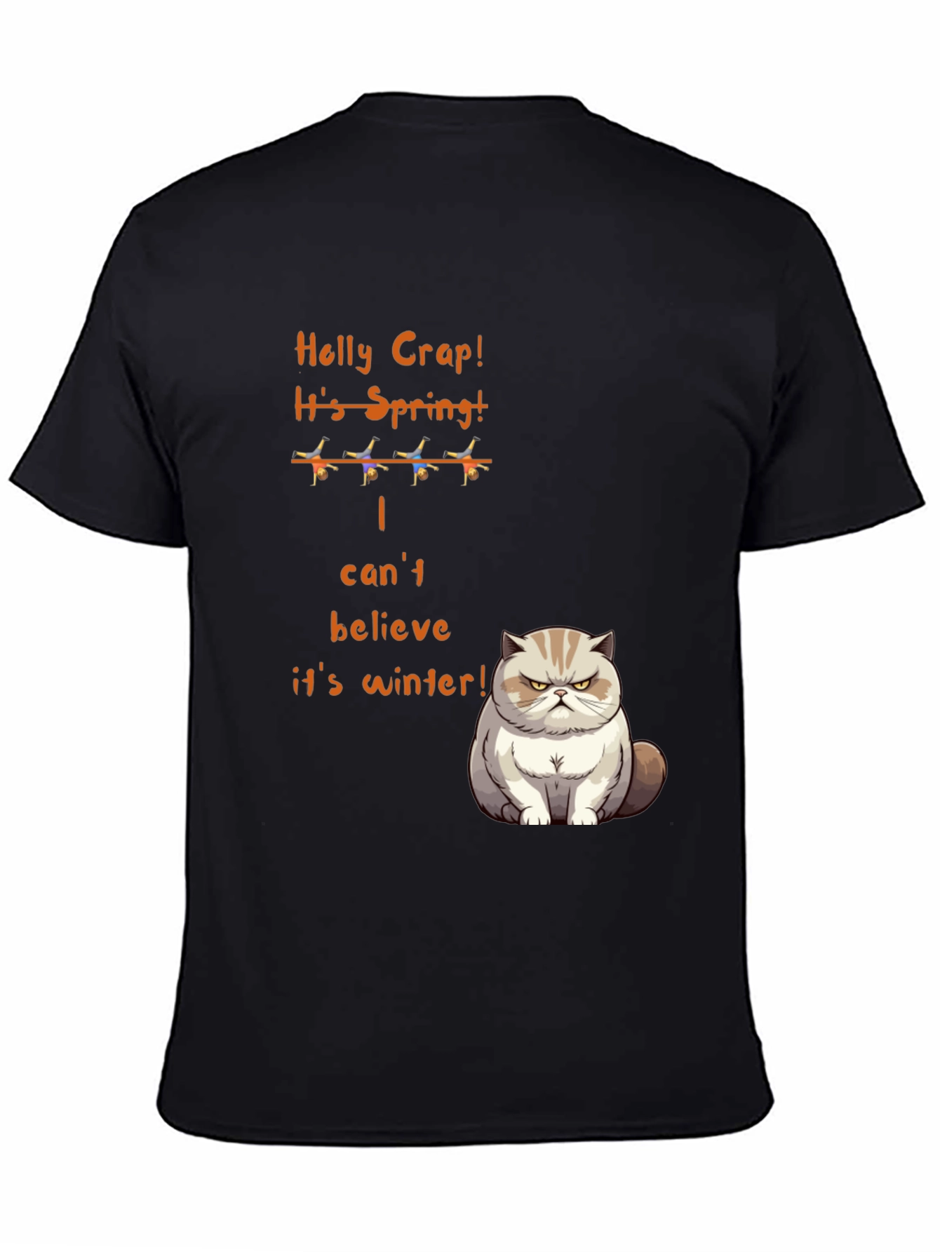 Funny Grumpy Cat Spring T-Shirt