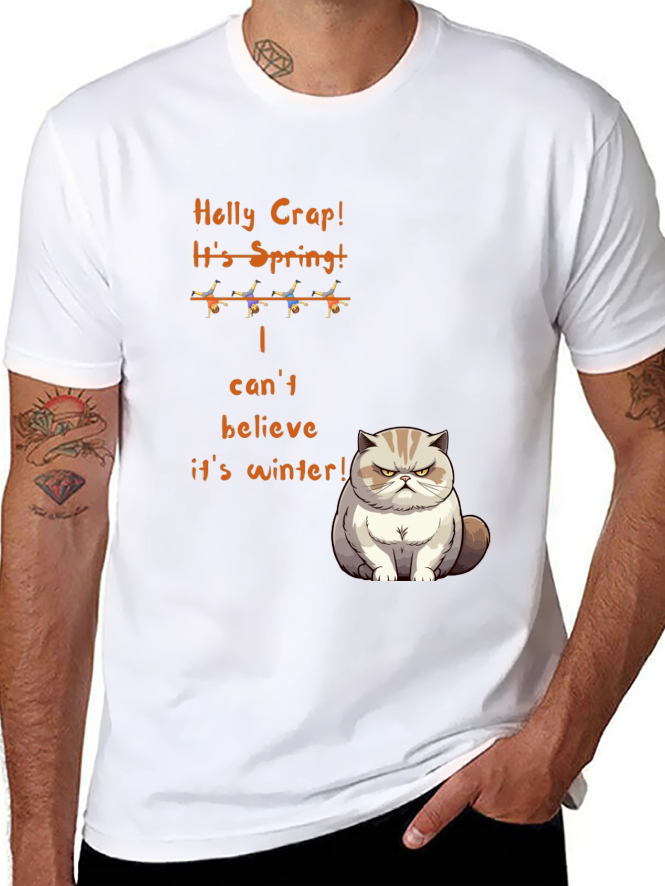Funny Grumpy Cat Spring T-Shirt