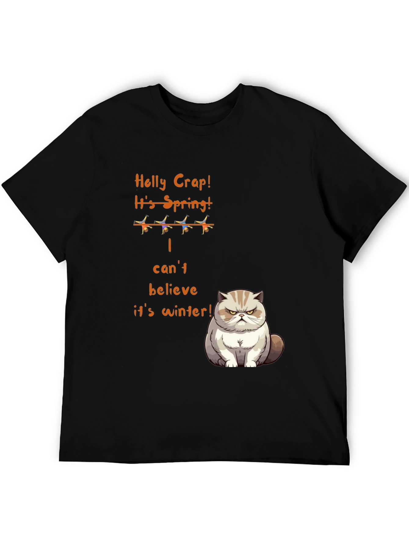 Funny Grumpy Cat Spring T-Shirt