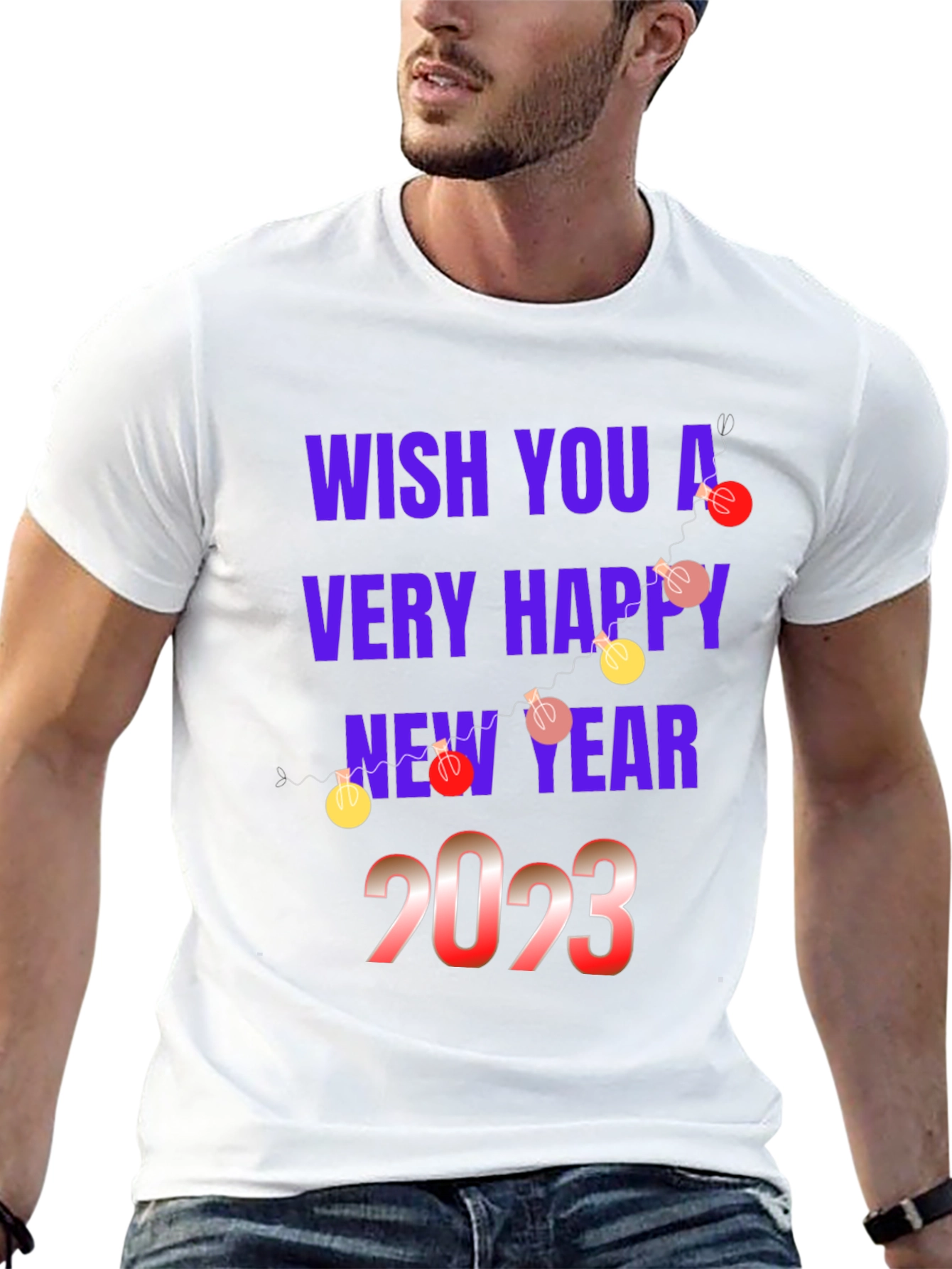 Festive New Year 2023 Graphic Tee