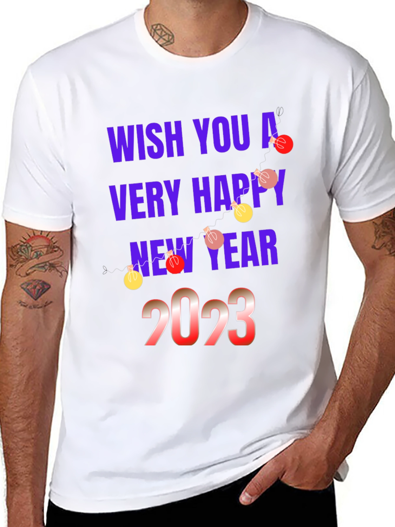 Festive New Year 2023 Graphic Tee