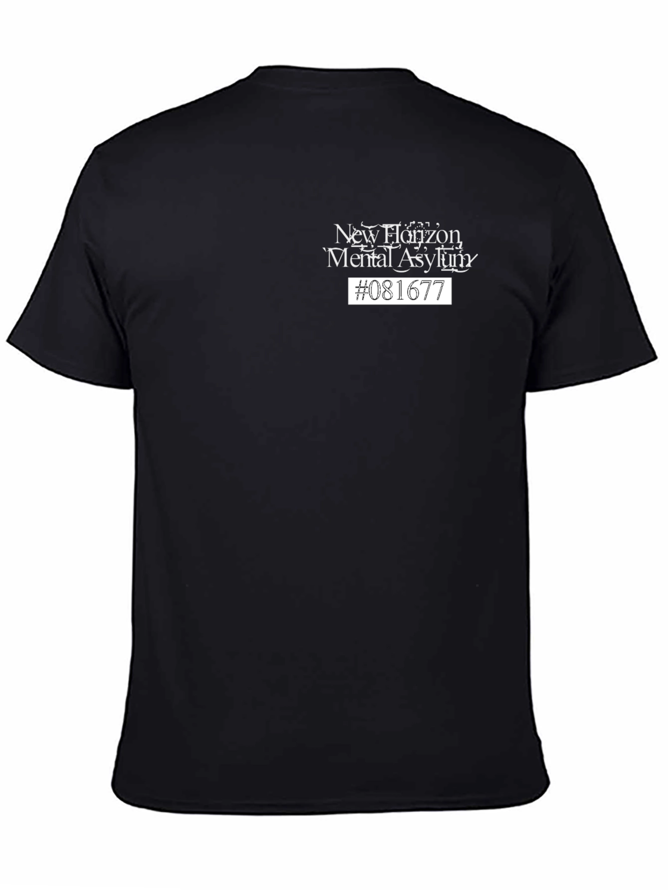 New Horizon Mental Asylum Graphic Tee - Black