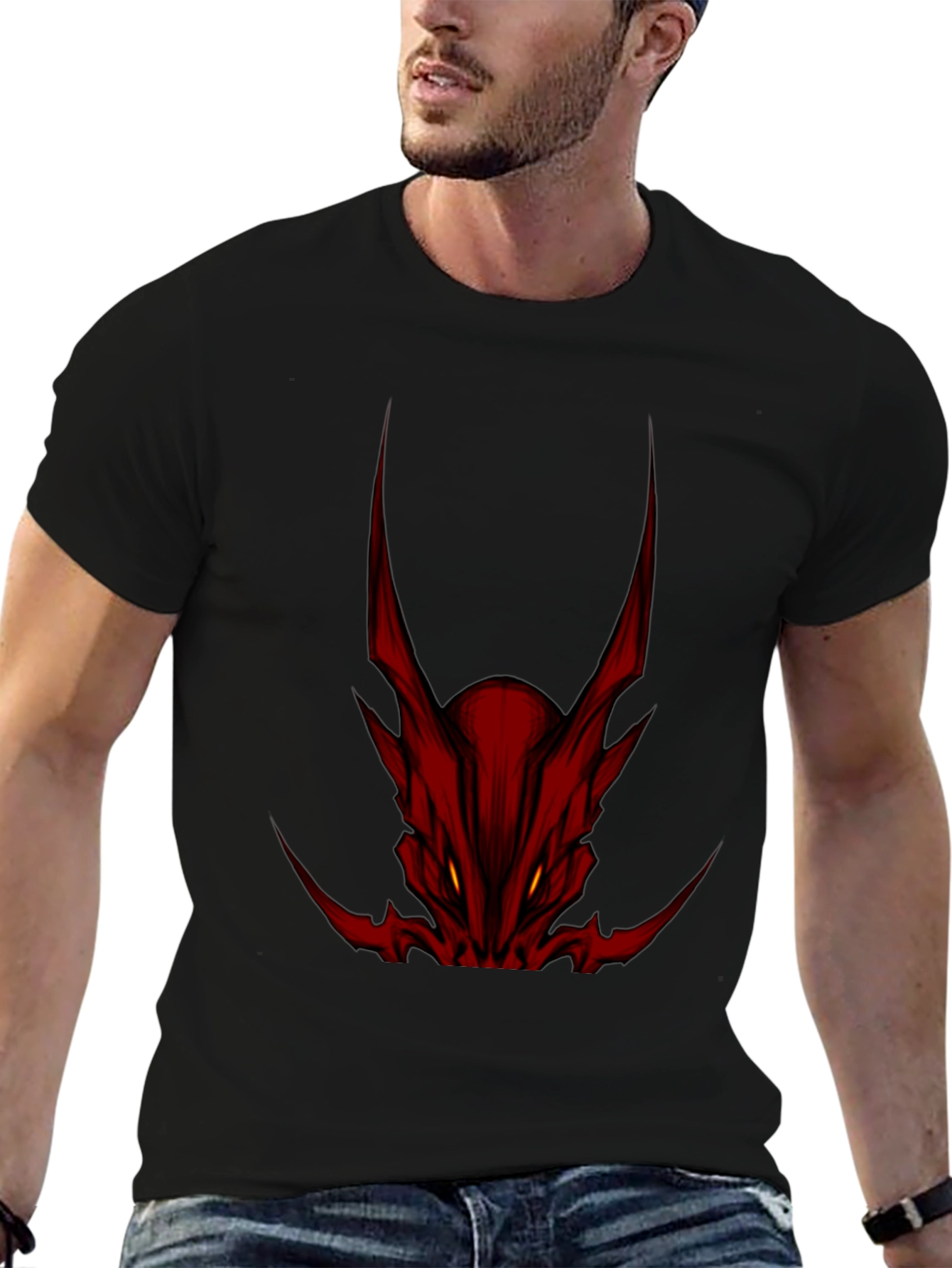 Red Devil Graphic Black T-Shirt