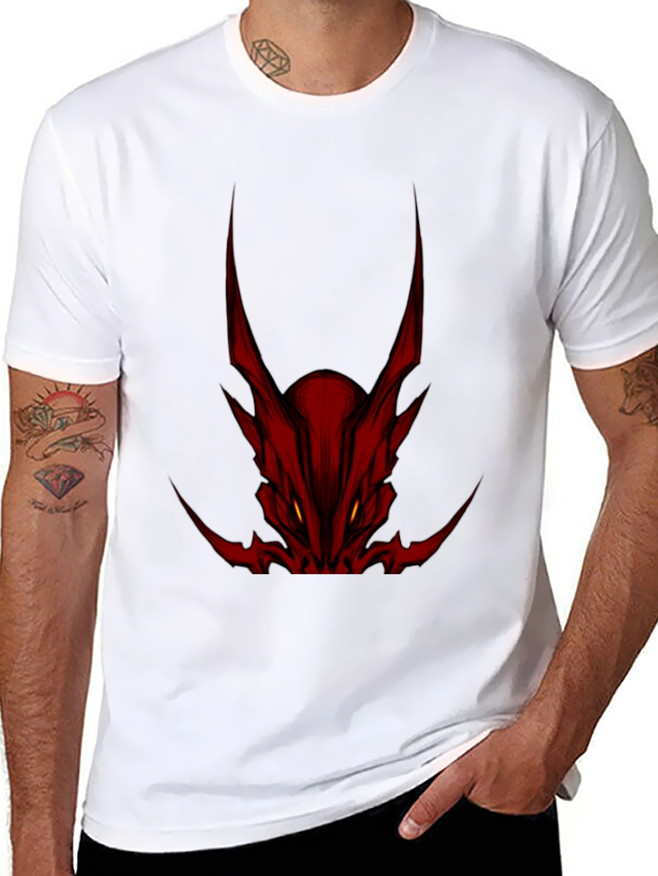 Red Devil Graphic Black T-Shirt