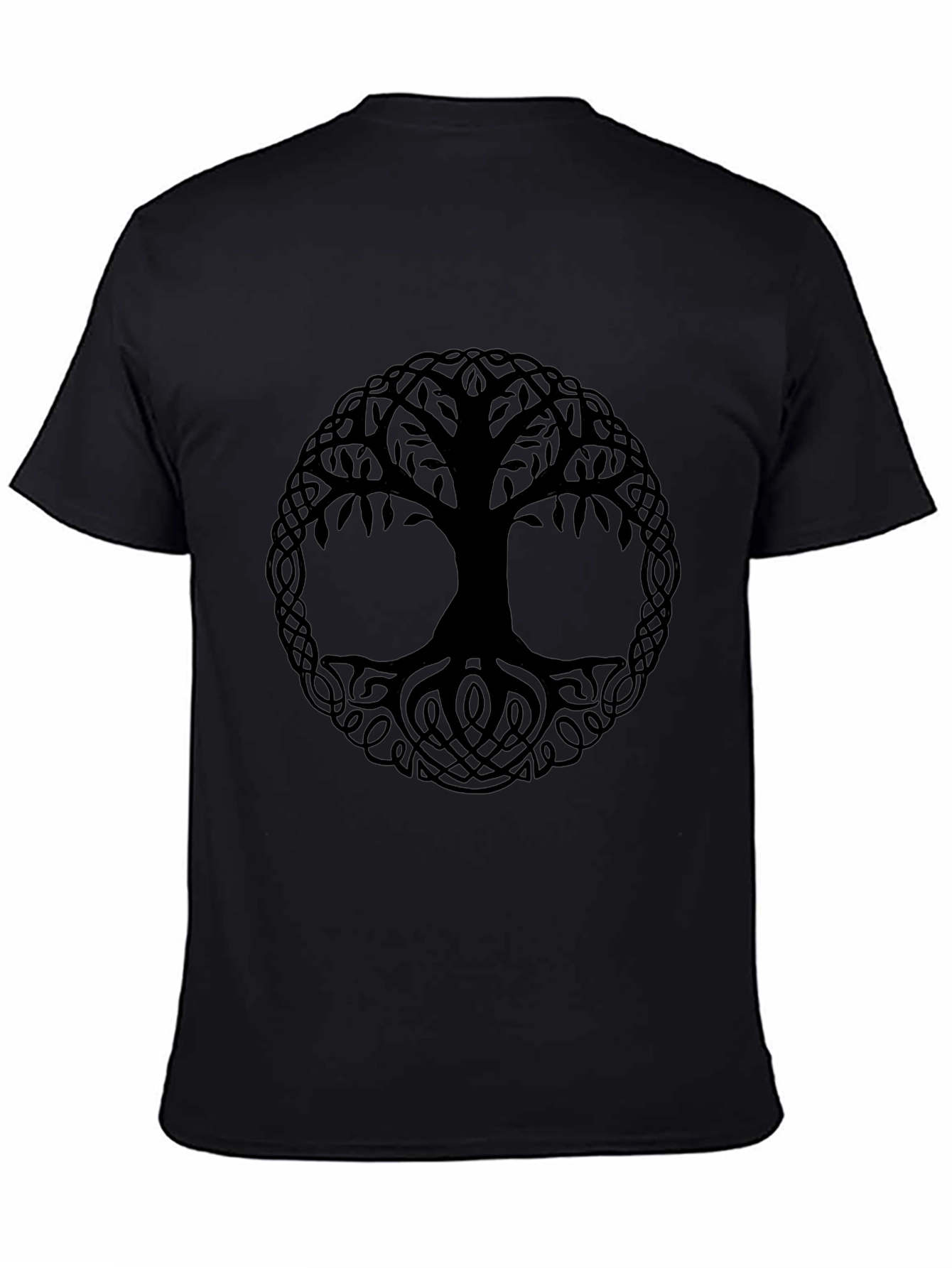 Celtic Tree of Life Black T-Shirt