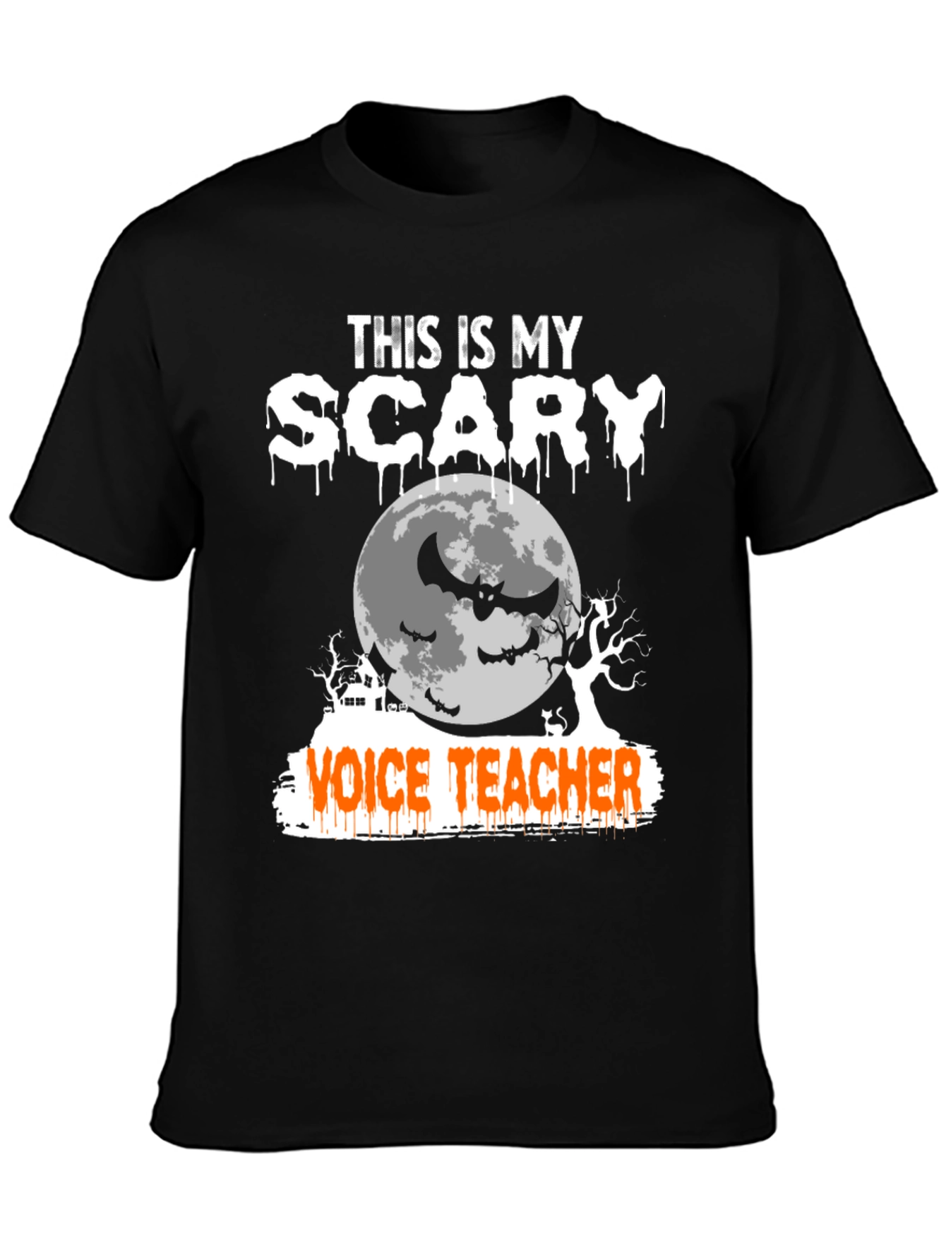 Scary Voice Teacher Halloween T-Shirt