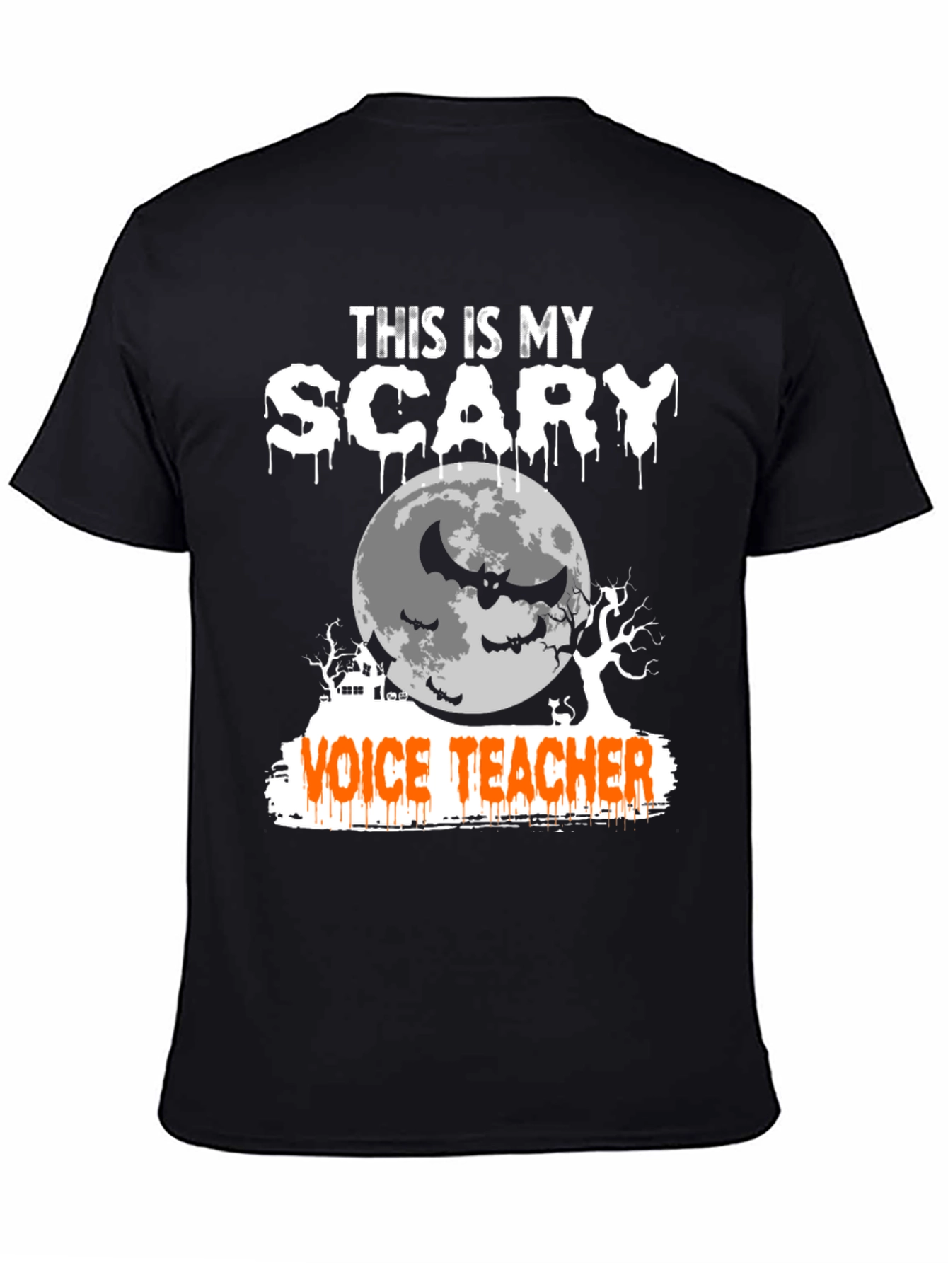 Scary Voice Teacher Halloween T-Shirt