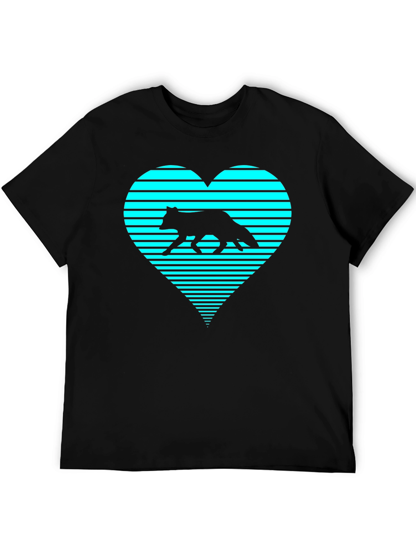 Fox Heartbeat T-Shirt - Black Tee