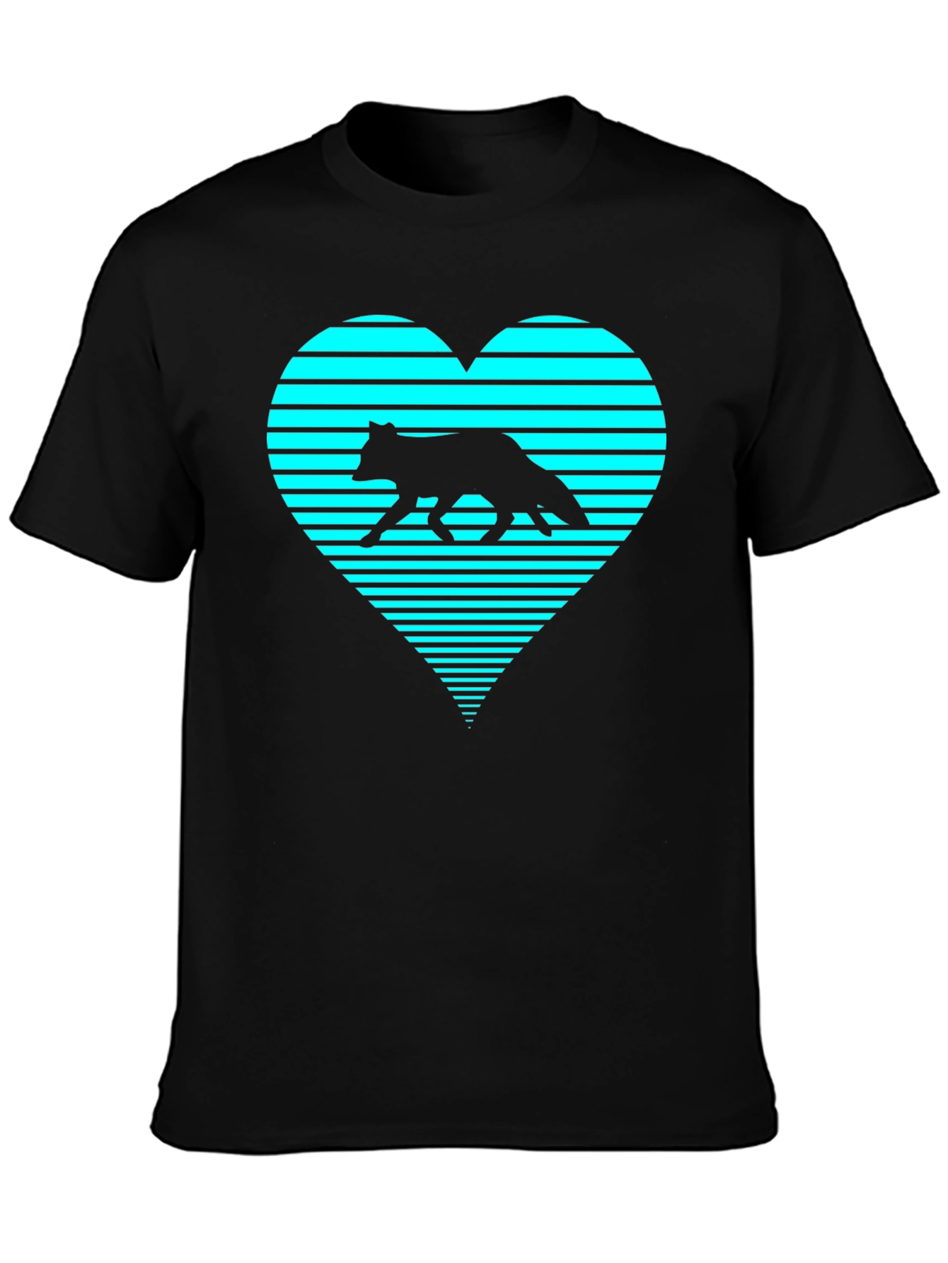 Fox Heartbeat T-Shirt - Black Tee