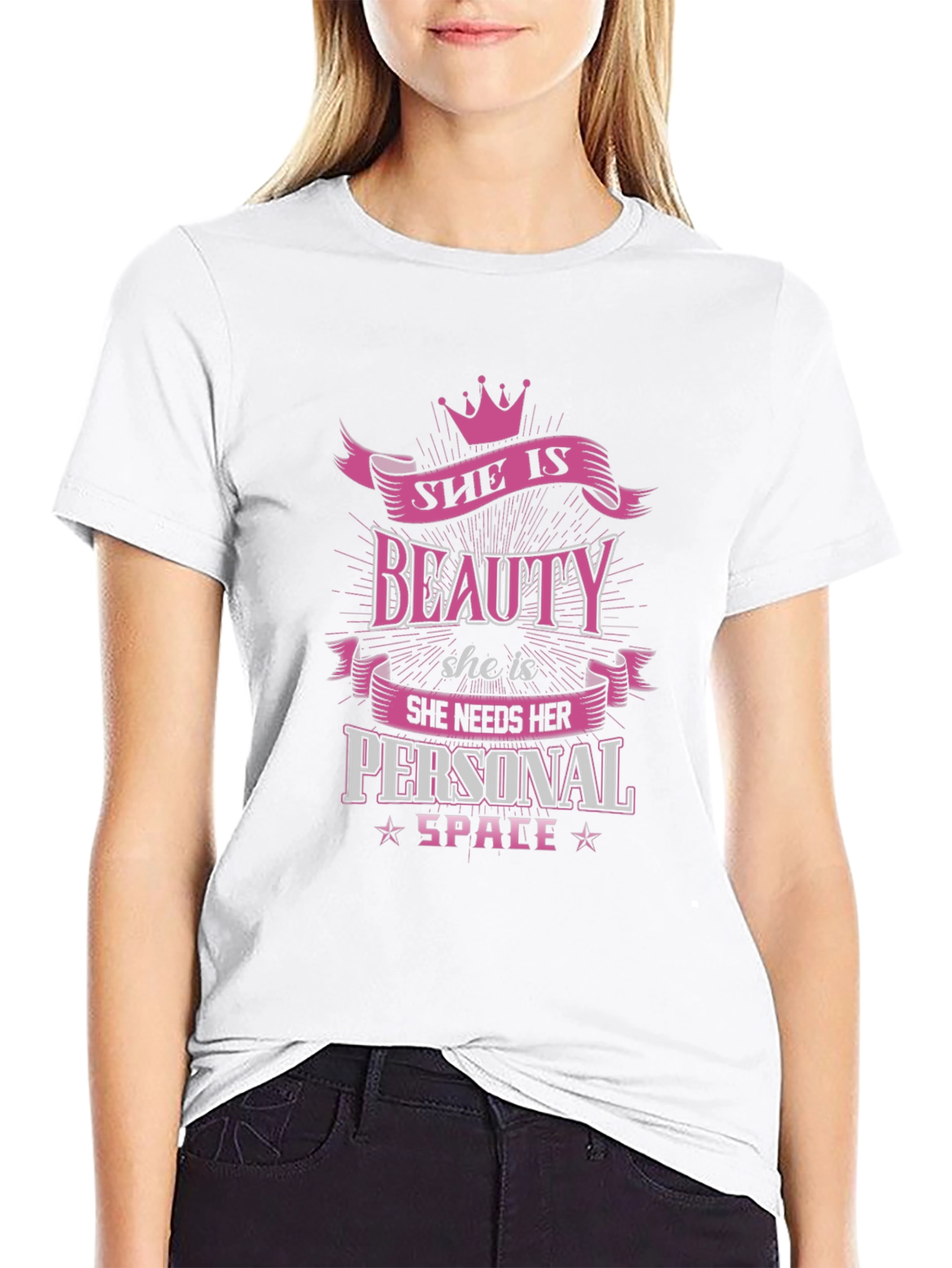 She is Beauty Personal Space T-Shirt
