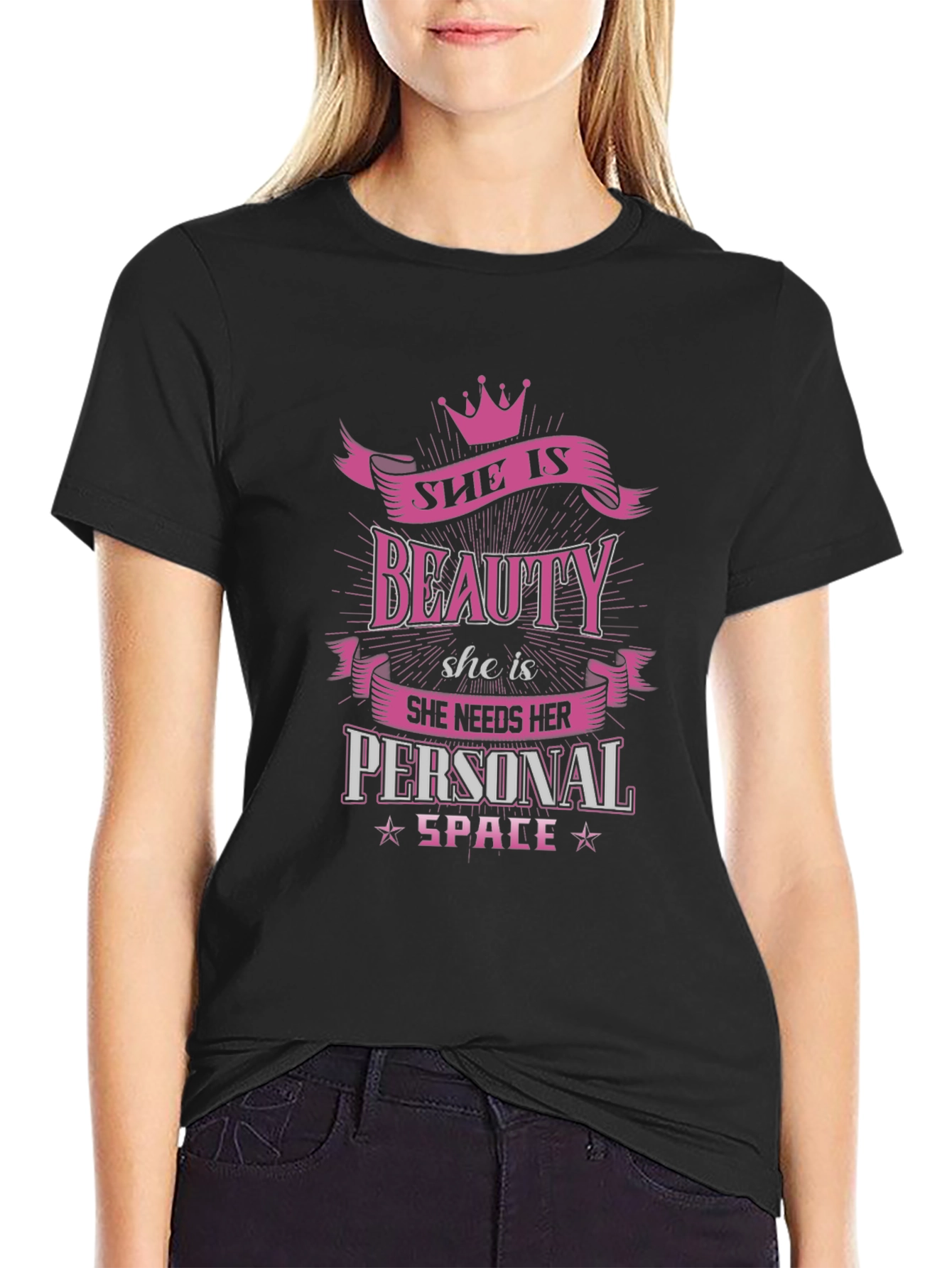 She is Beauty Personal Space T-Shirt