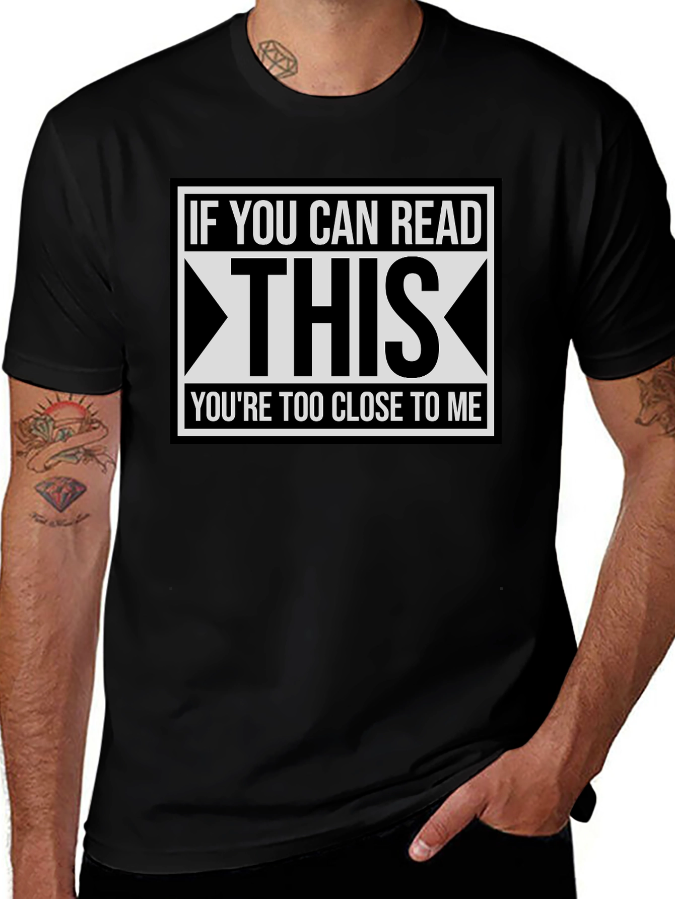 Funny Distance T-Shirt: If You Can Read This...