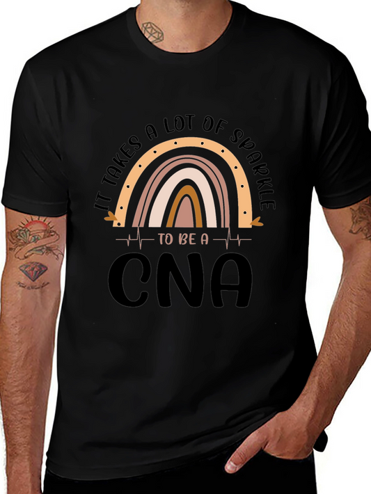 Sparkle CNA Graphic Tee - Certified Nursing Assistant Apparel