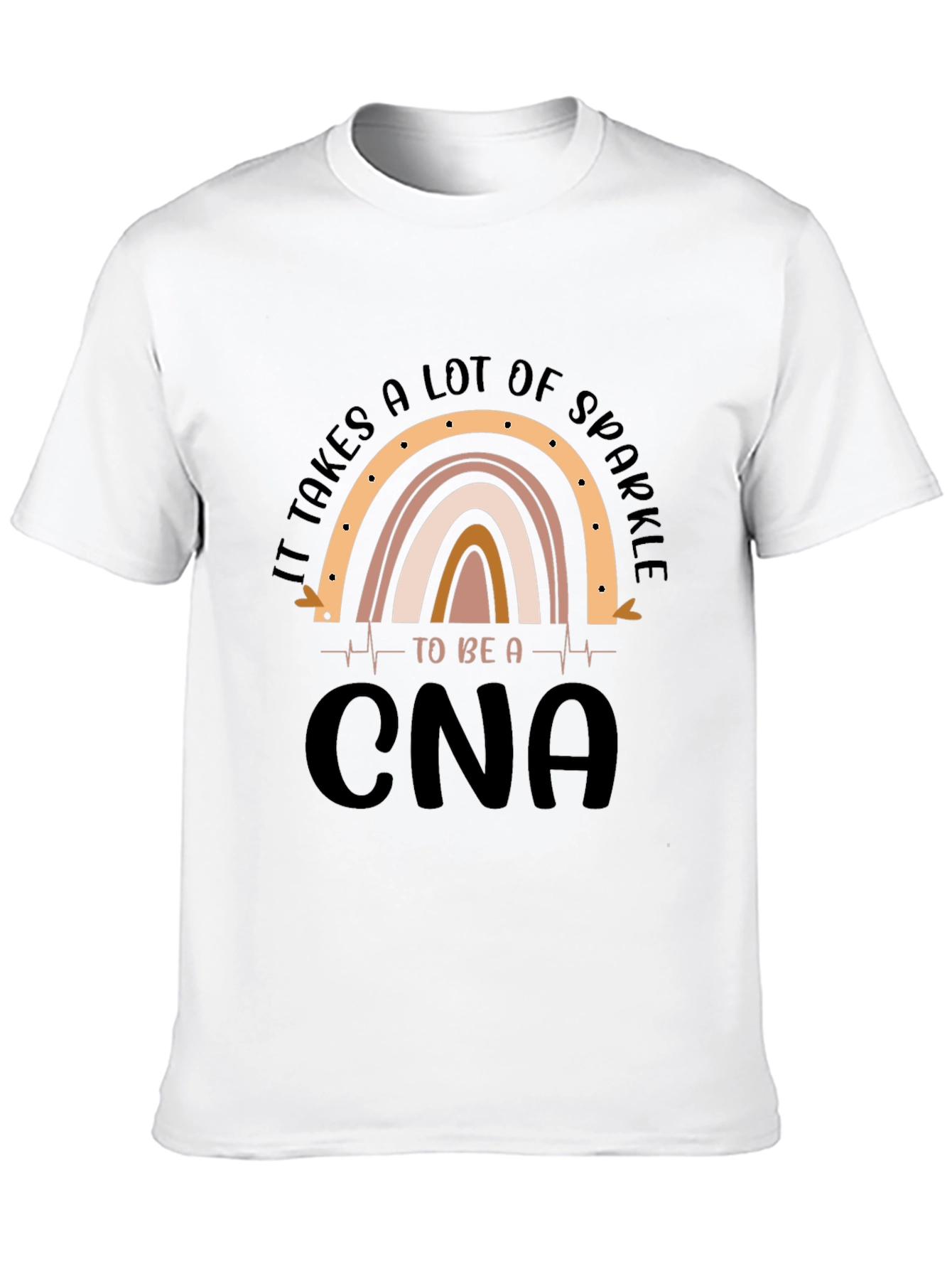 Sparkle CNA Graphic Tee - Certified Nursing Assistant Apparel