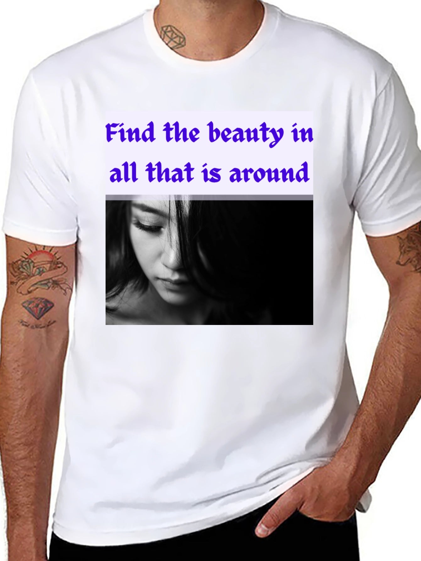Beauty Within T-Shirt - Inspirational Graphic Tee