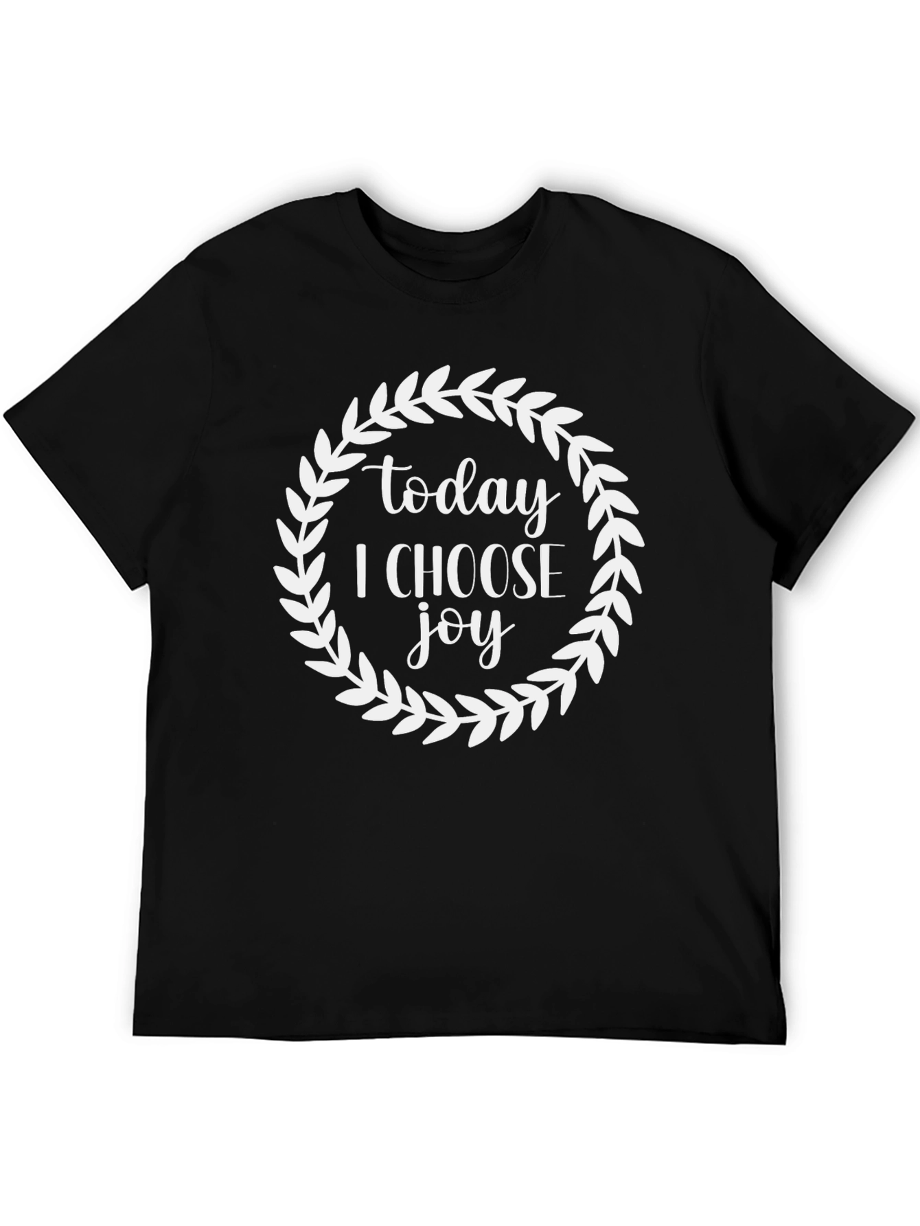 Today I Choose Joy Black Graphic Tee