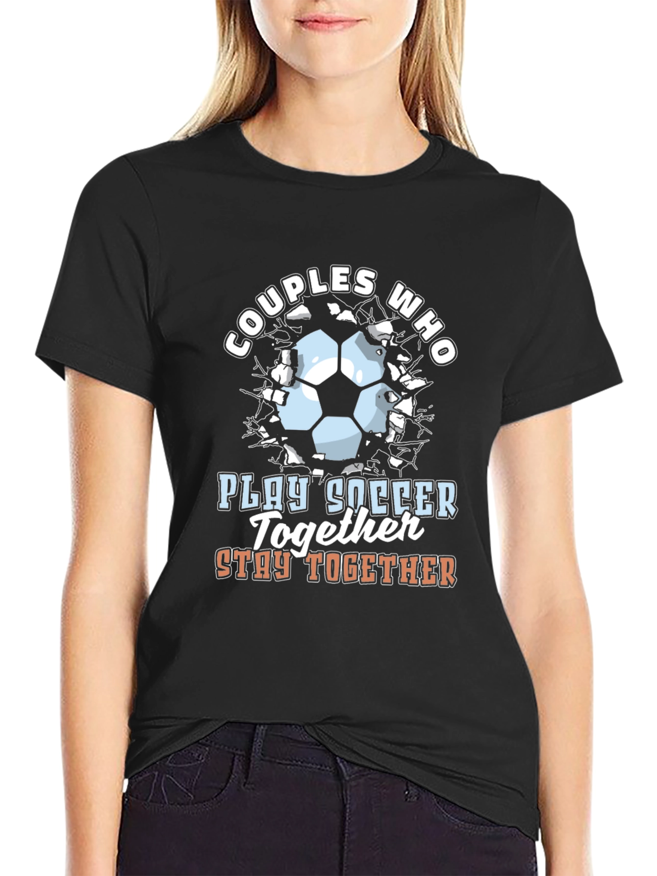 Couples Who Play Soccer Together T-Shirt