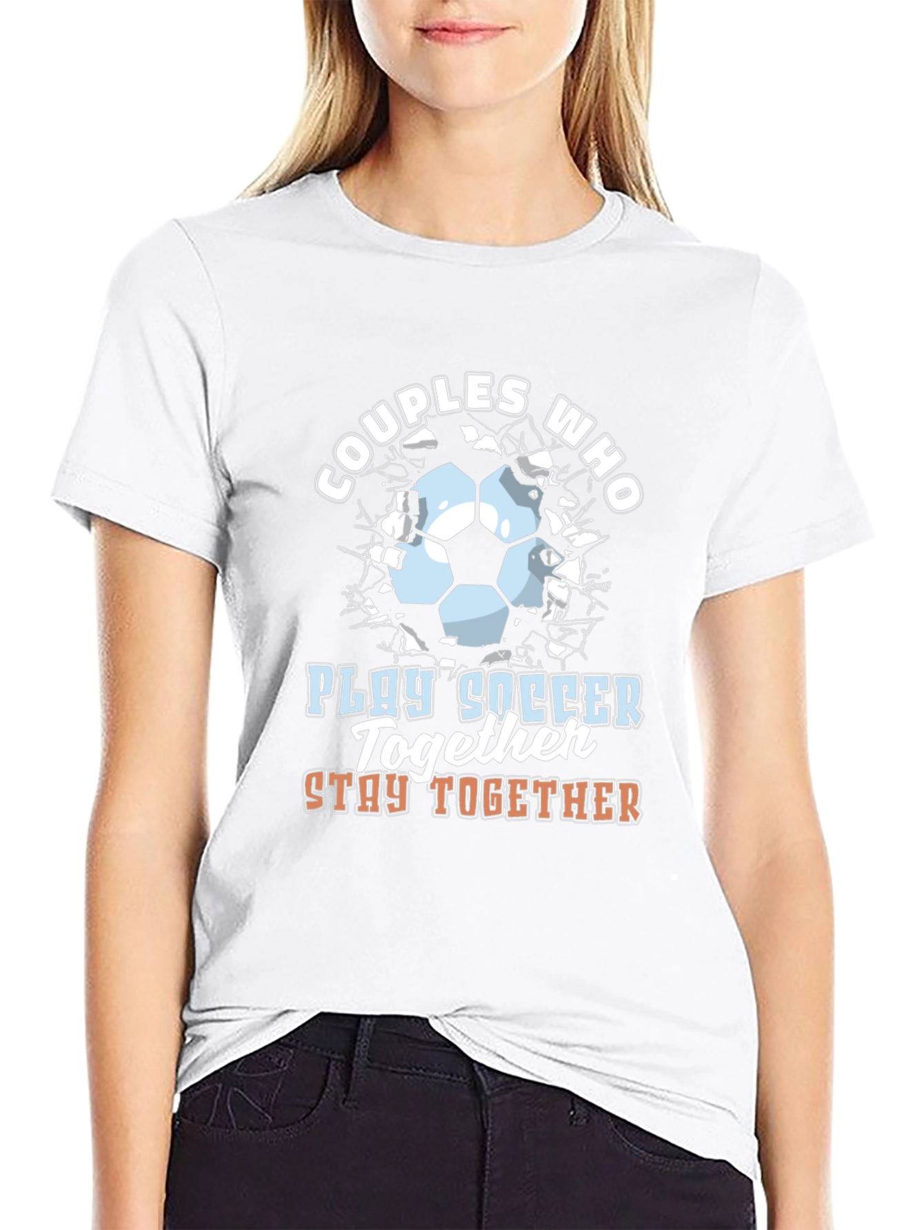 Couples Who Play Soccer Together T-Shirt