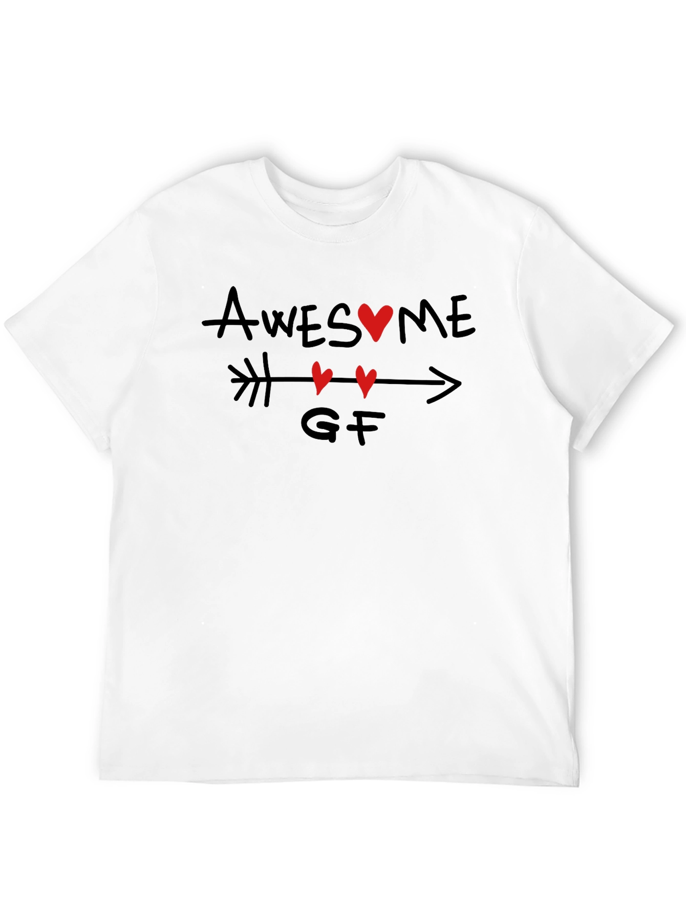 Awesome GF Heart Arrow T-Shirt - Perfect Gift!