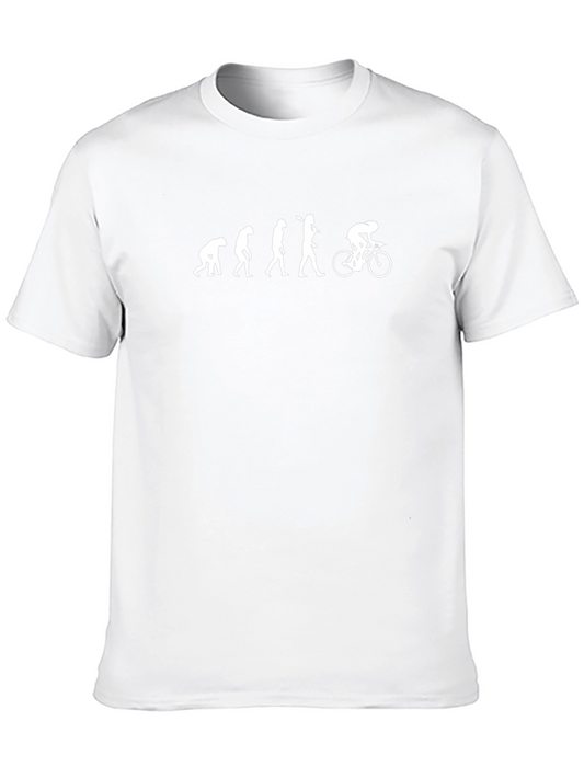 Cycling Evolution Black T-Shirt
