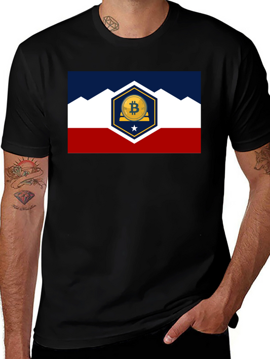 Bitcoin Colorado Flag T-Shirt