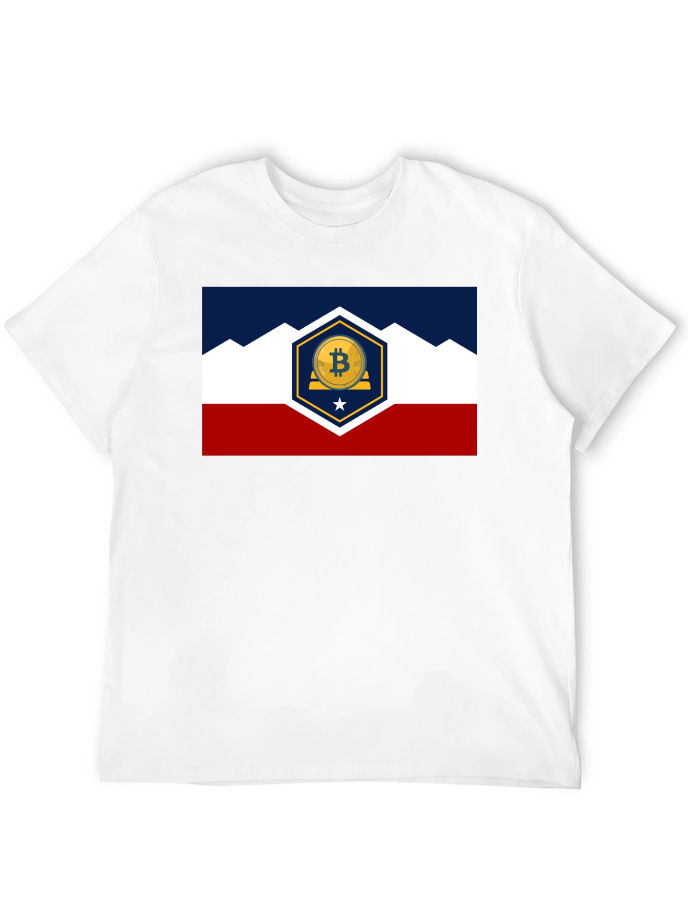 Bitcoin Colorado Flag T-Shirt