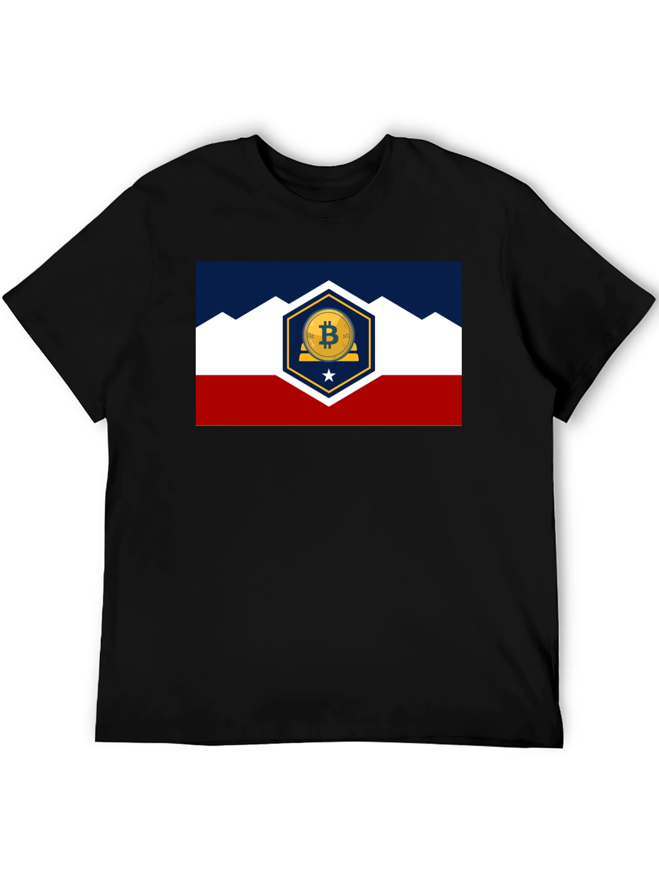 Bitcoin Colorado Flag T-Shirt
