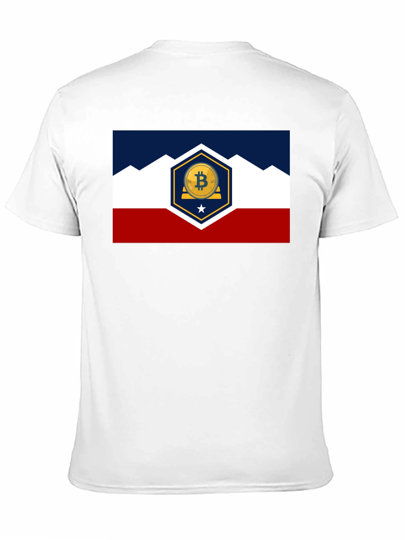 Bitcoin Colorado Flag T-Shirt
