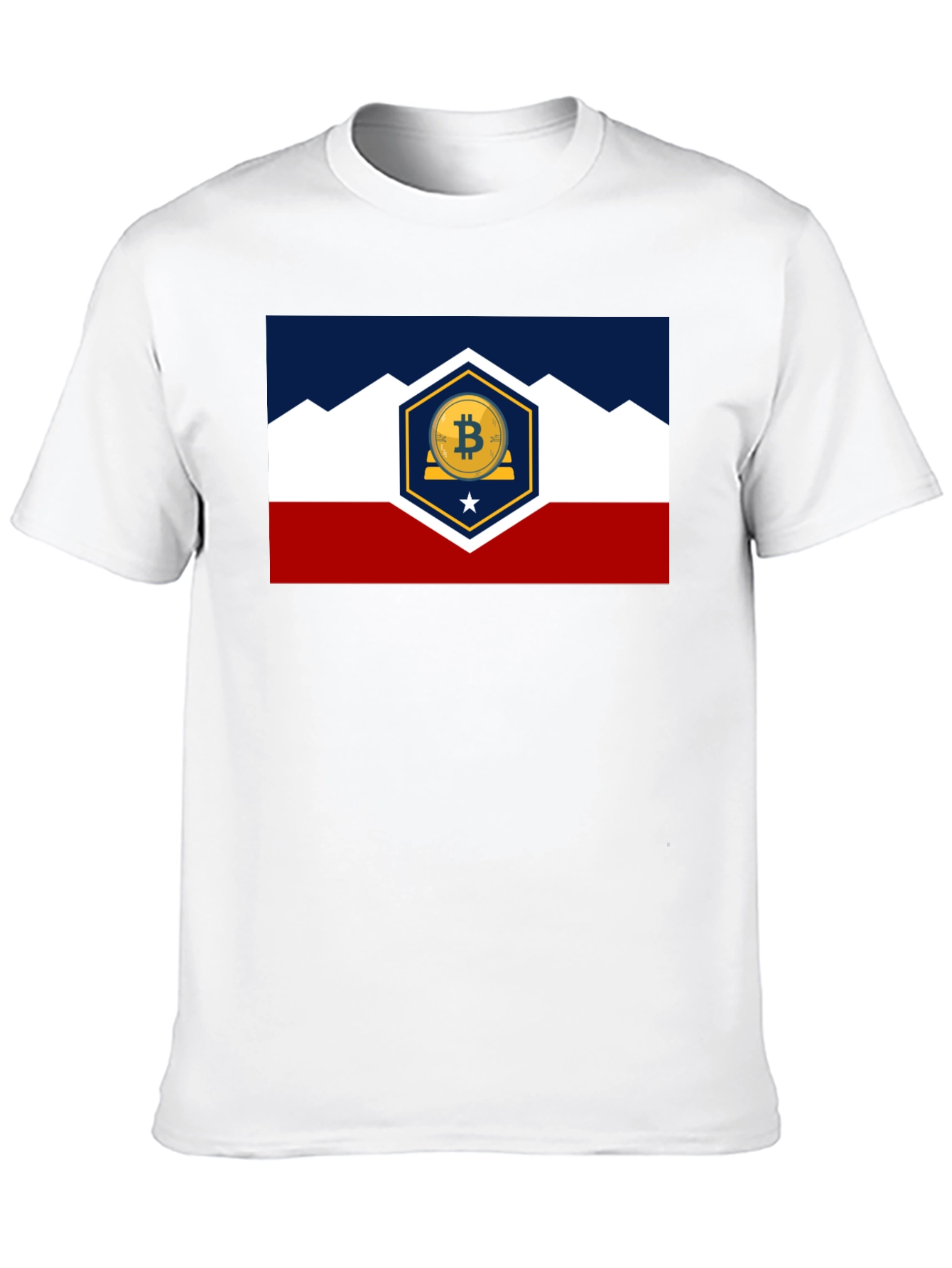 Bitcoin Colorado Flag T-Shirt