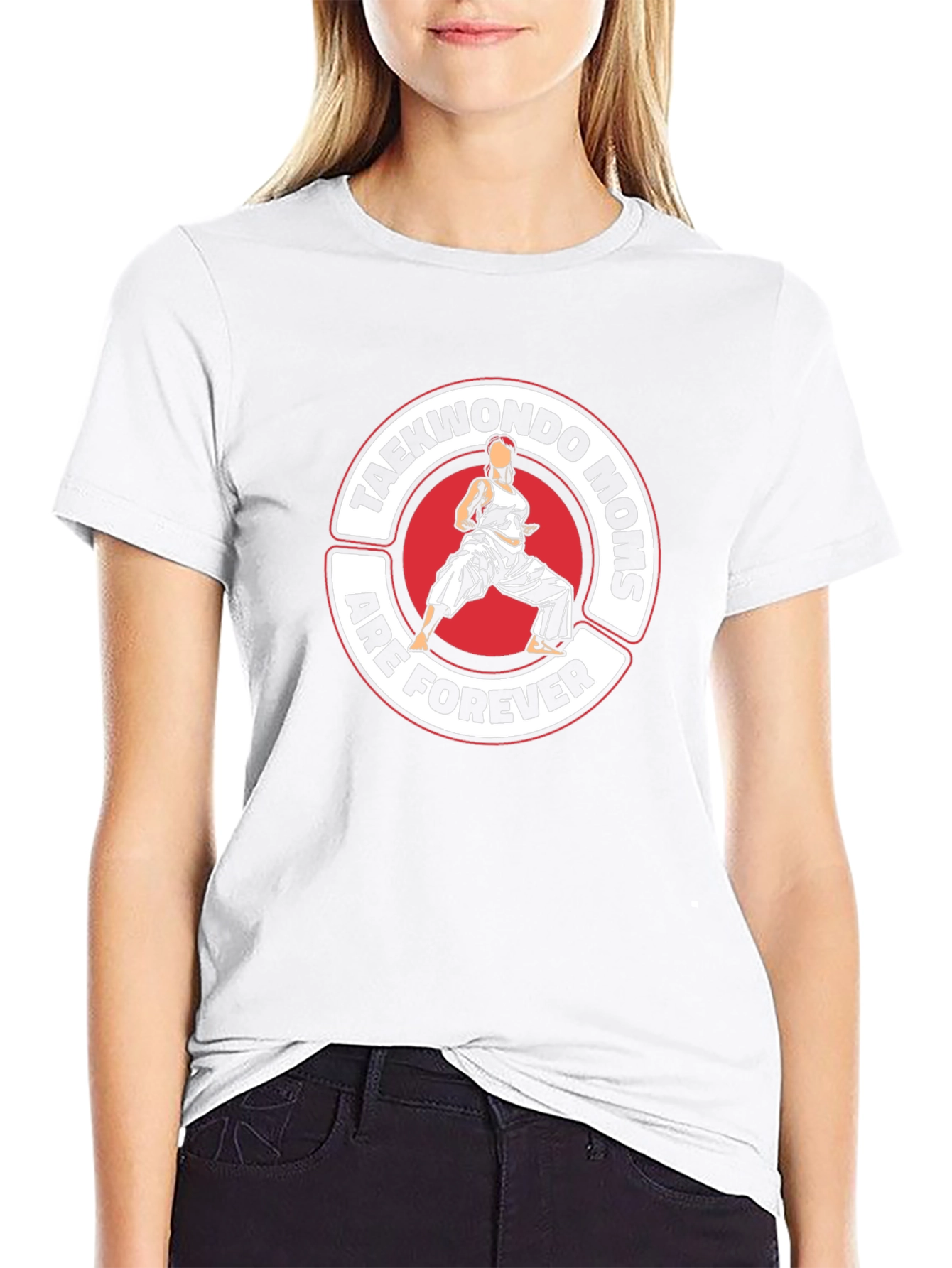 Taekwondo Moms Forever Graphic T-Shirt