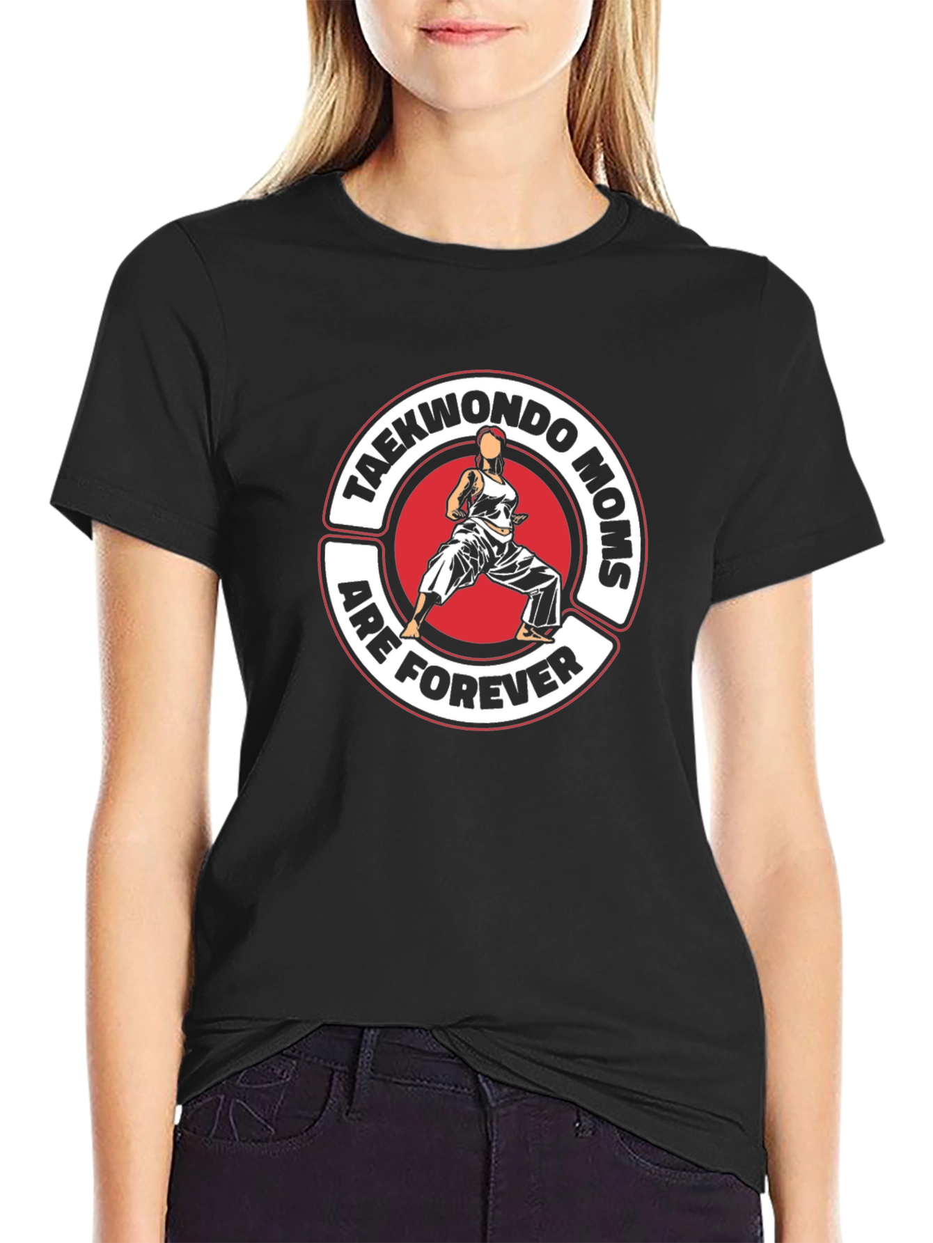 Taekwondo Moms Forever Graphic T-Shirt