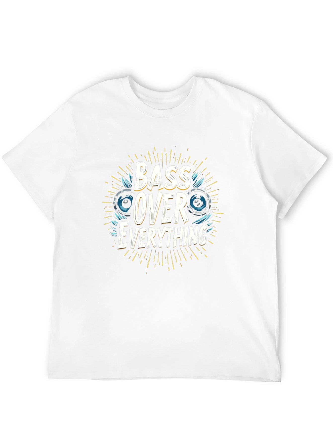 Bass Over Everything Black Graphic Tee