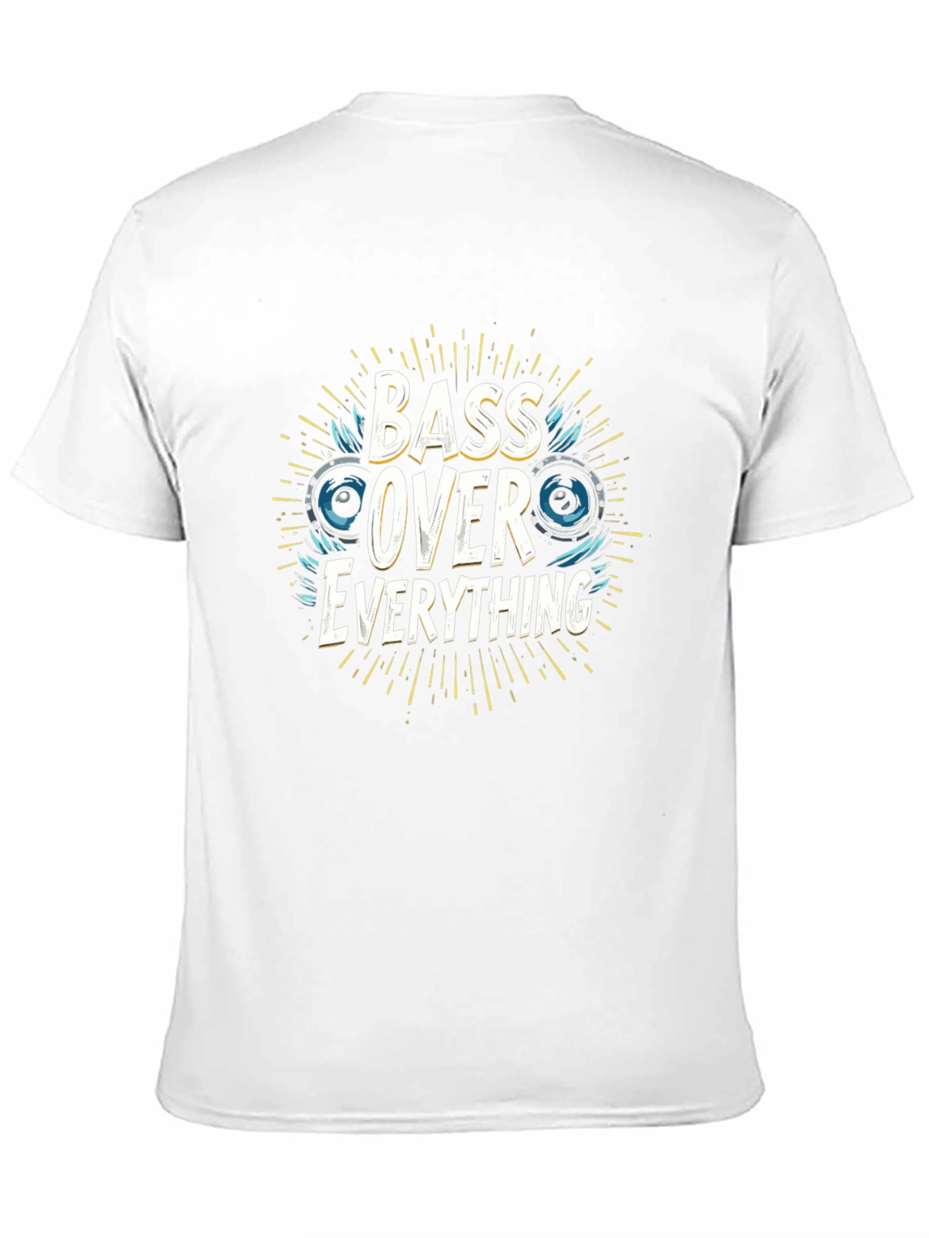 Bass Over Everything Black Graphic Tee