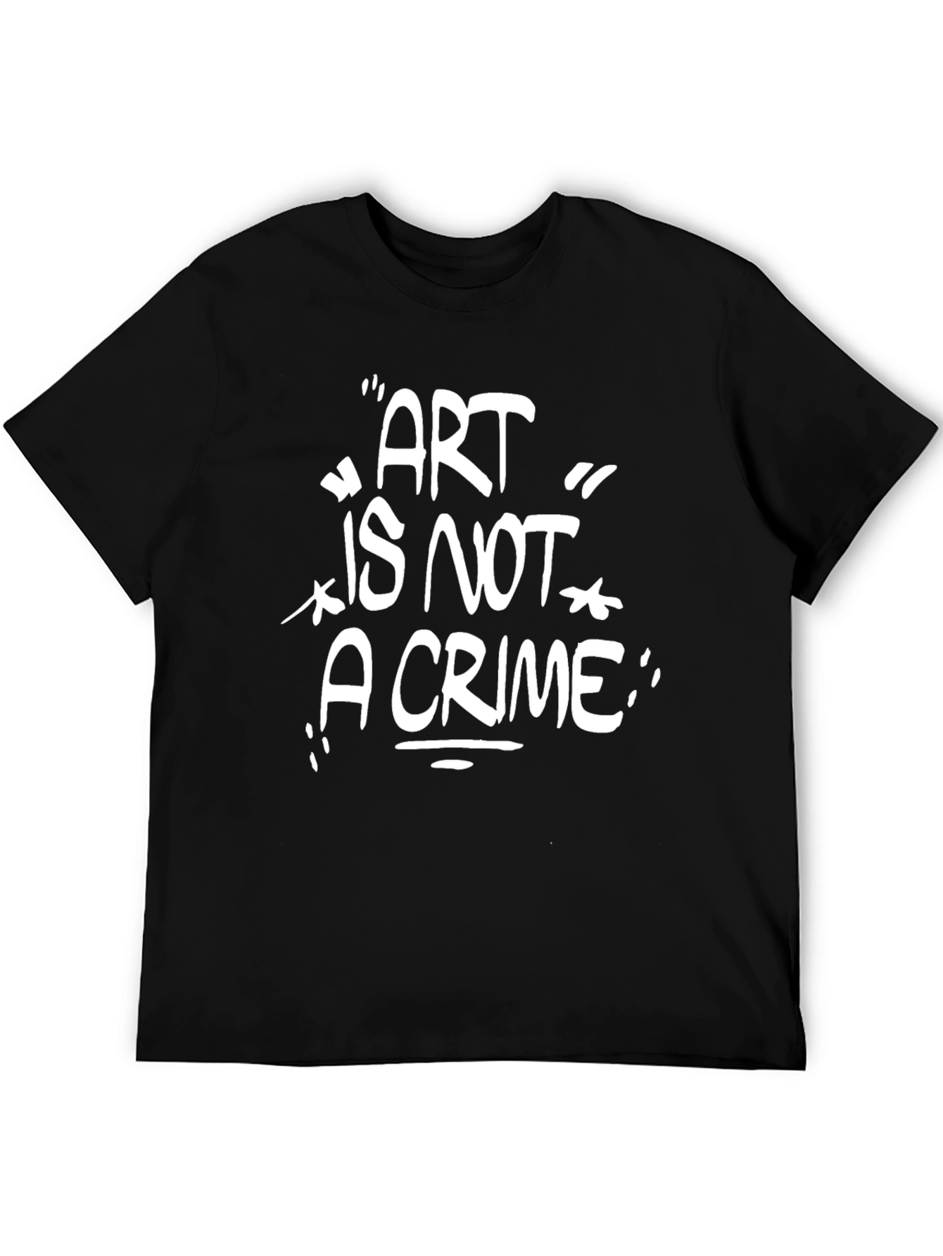 Art Is Not A Crime Graphic Tee