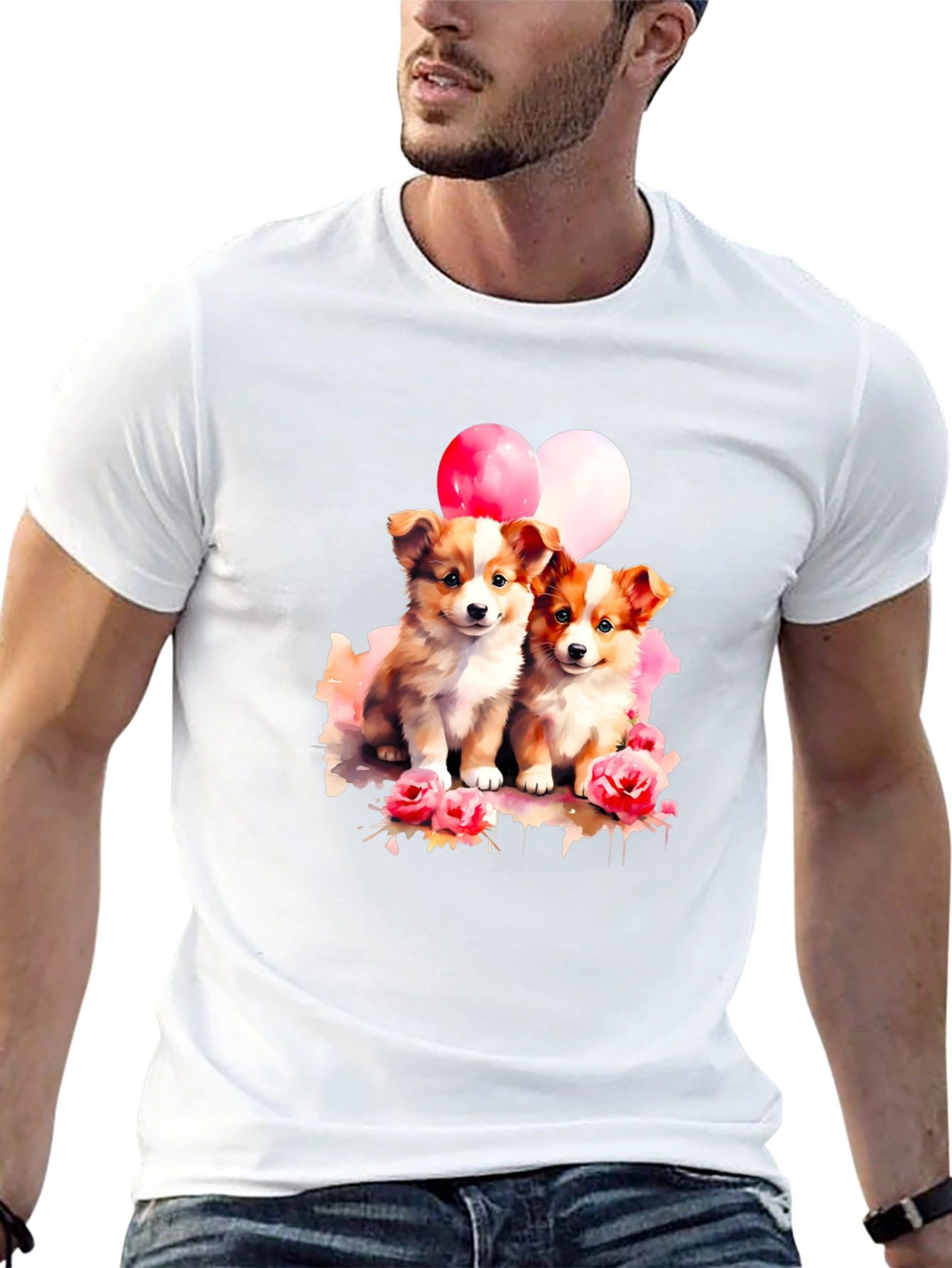 Corgi Puppy Love T-Shirt
