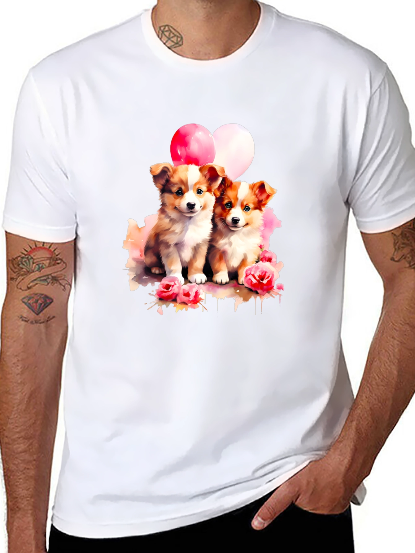 Corgi Puppy Love T-Shirt