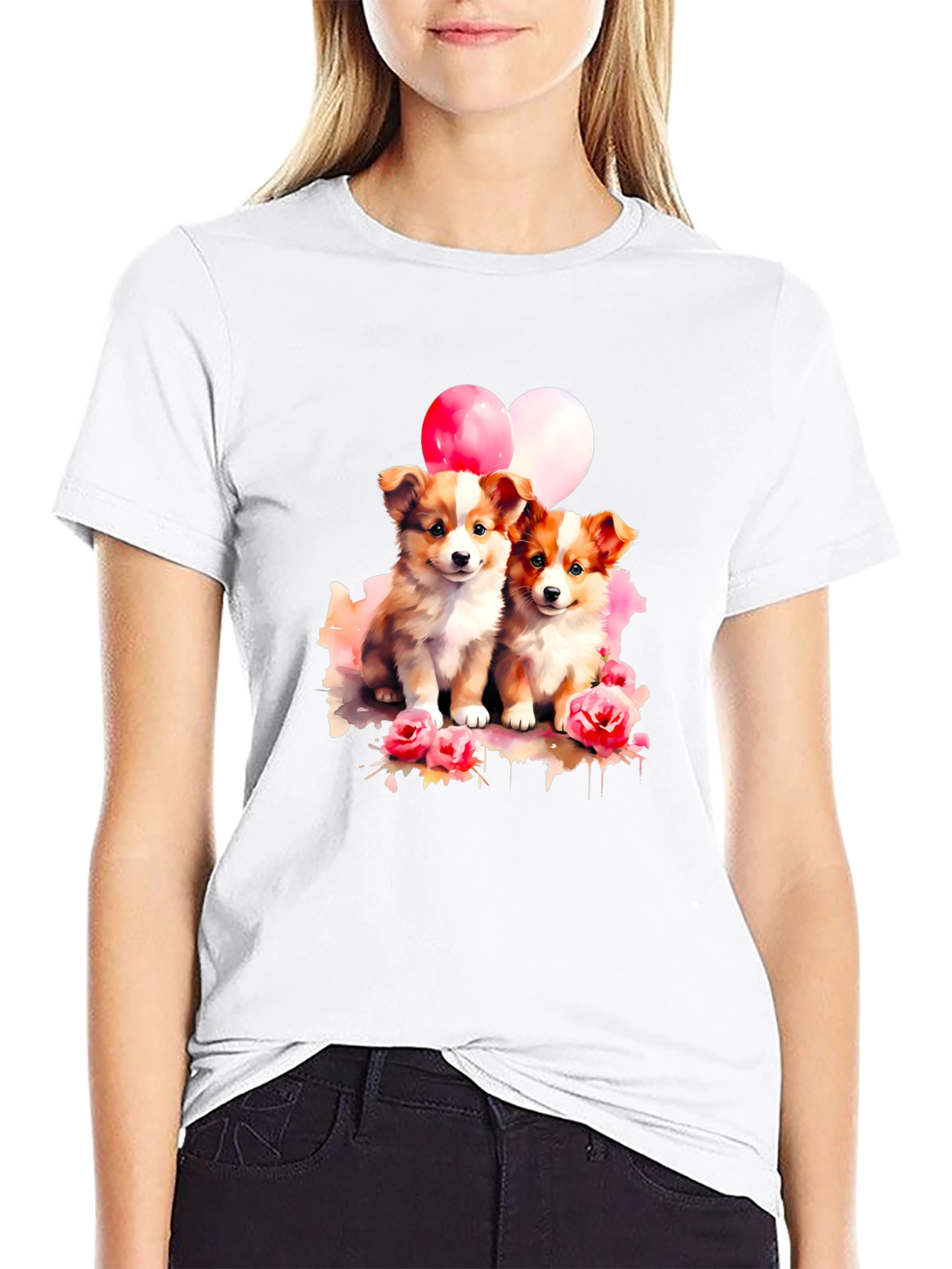 Corgi Puppy Love T-Shirt