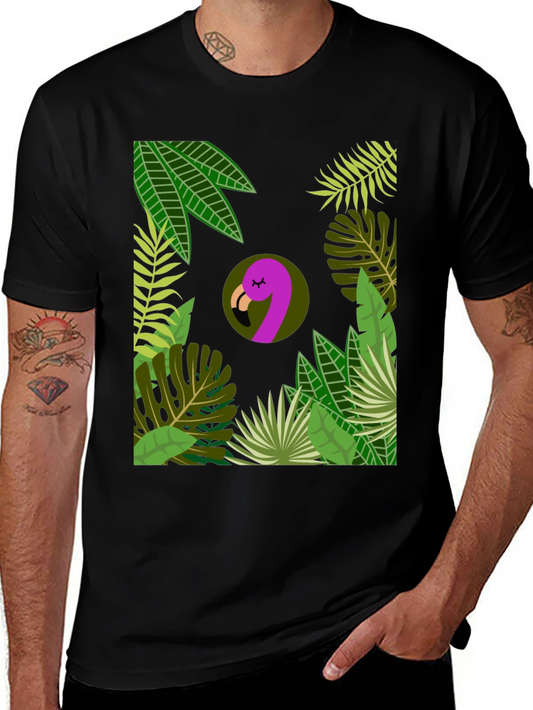 Tropical Flamingo Graphic Tee