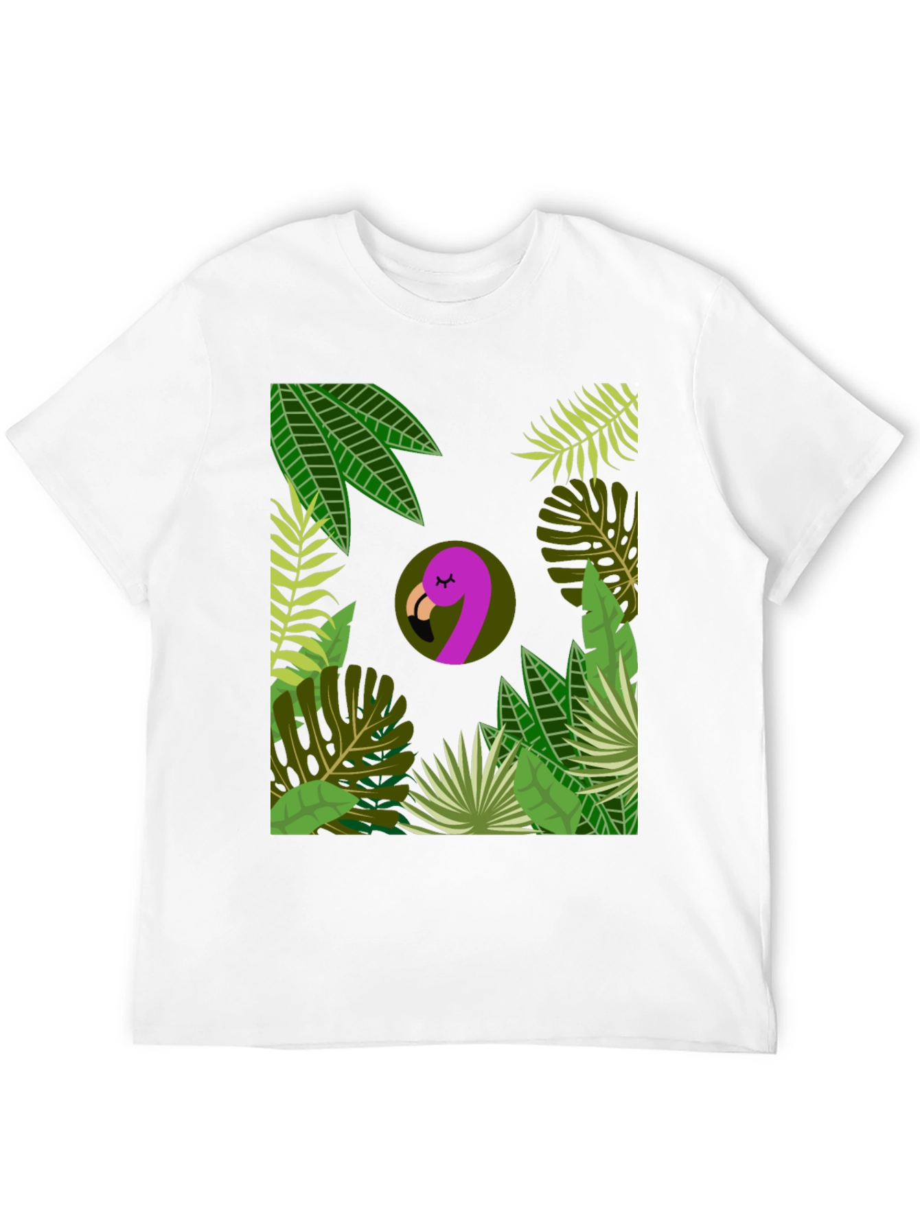 Tropical Flamingo Graphic Tee