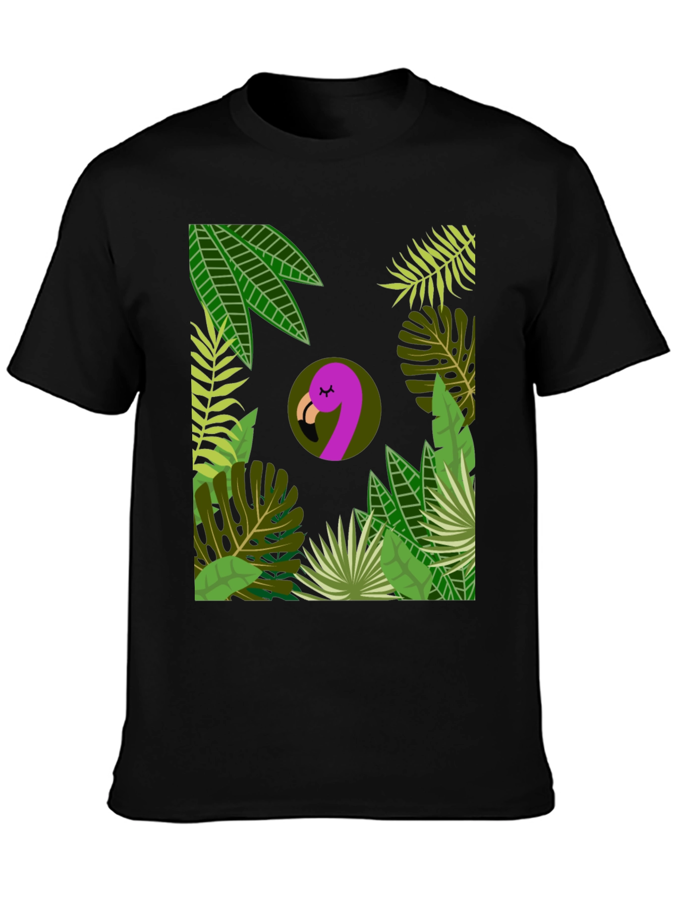 Tropical Flamingo Graphic Tee