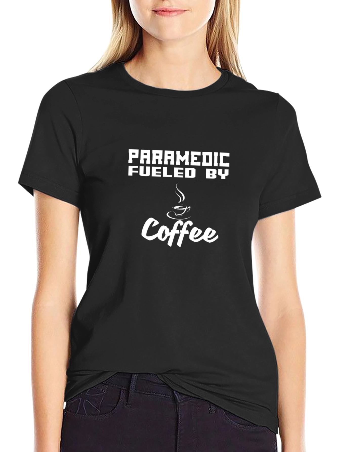 Paramedic Fuelled By Coffee Graphic T-Shirt