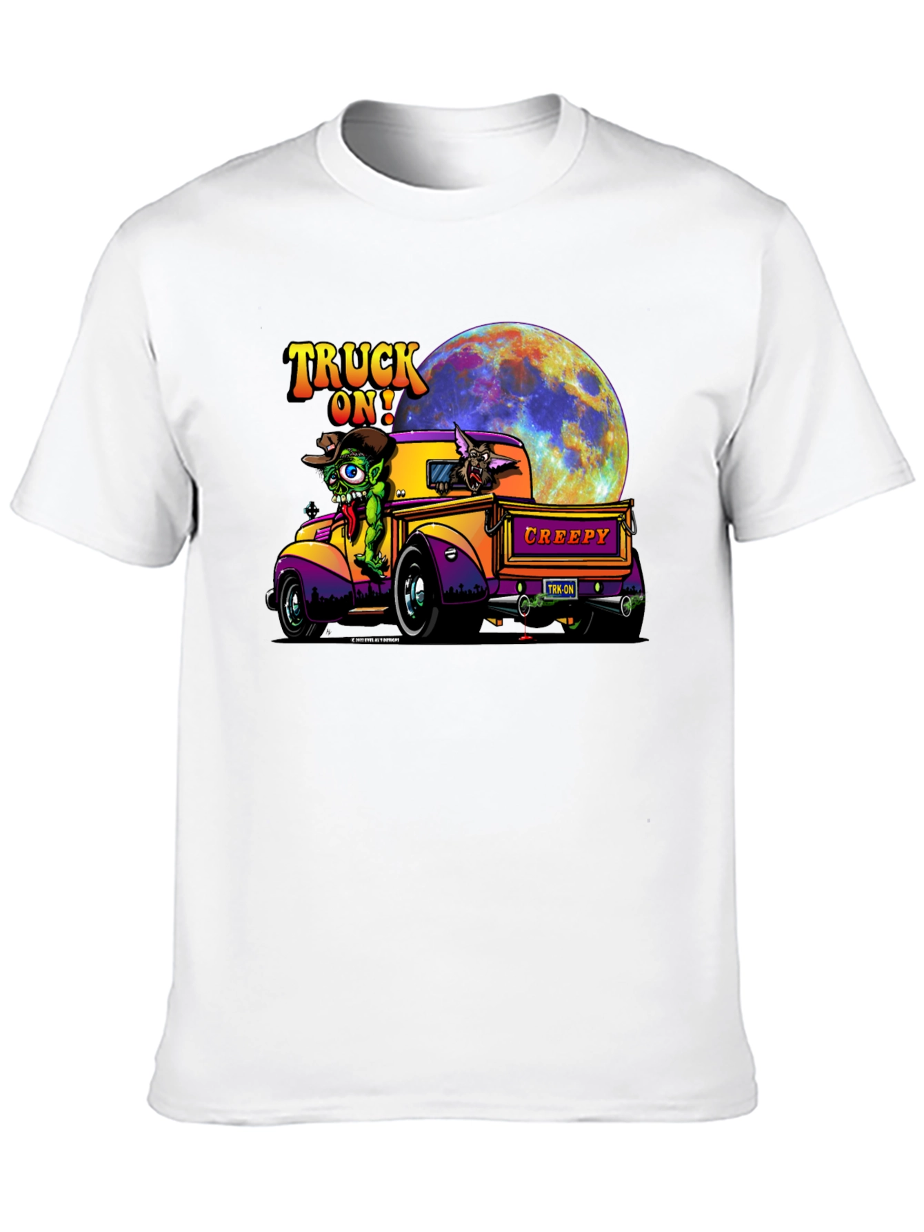 Truck On! Creepy Cartoon Graphic Tee
