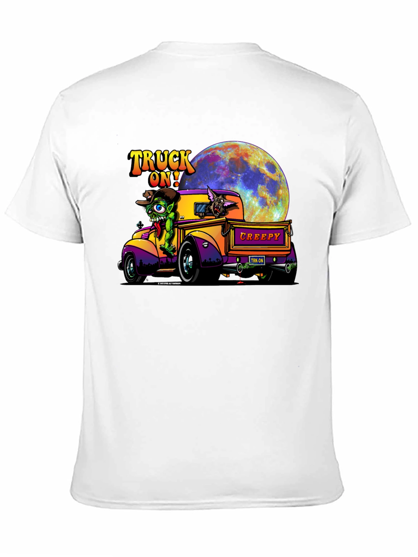 Truck On! Creepy Cartoon Graphic Tee