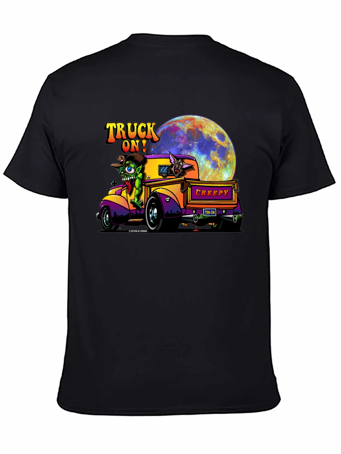 Truck On! Creepy Cartoon Graphic Tee