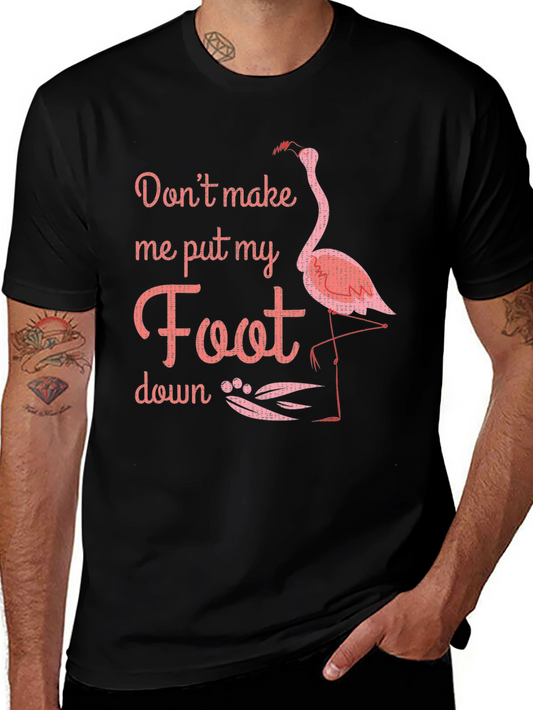 Flamingo Foot Down Graphic Tee