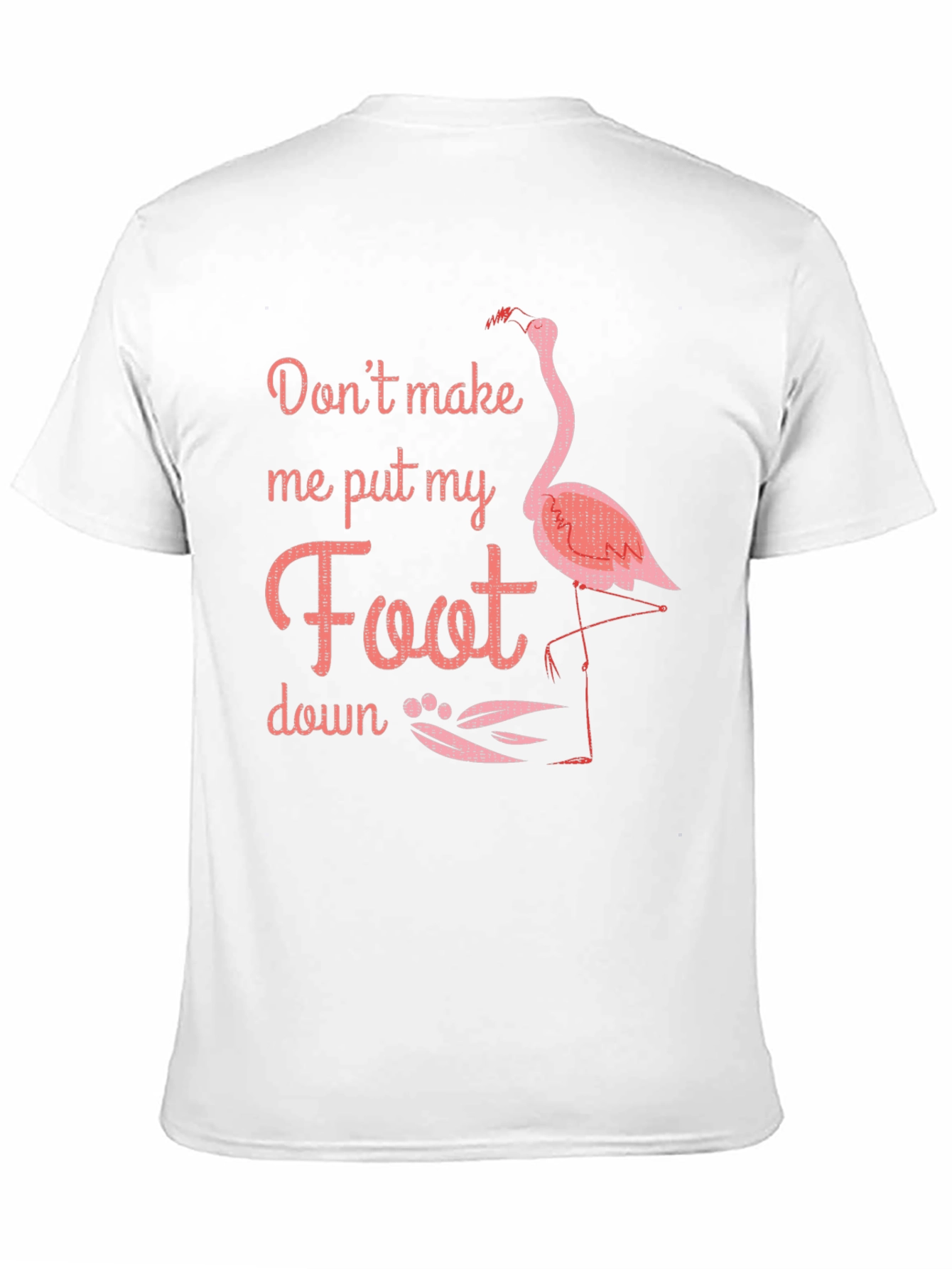 Flamingo Foot Down Graphic Tee