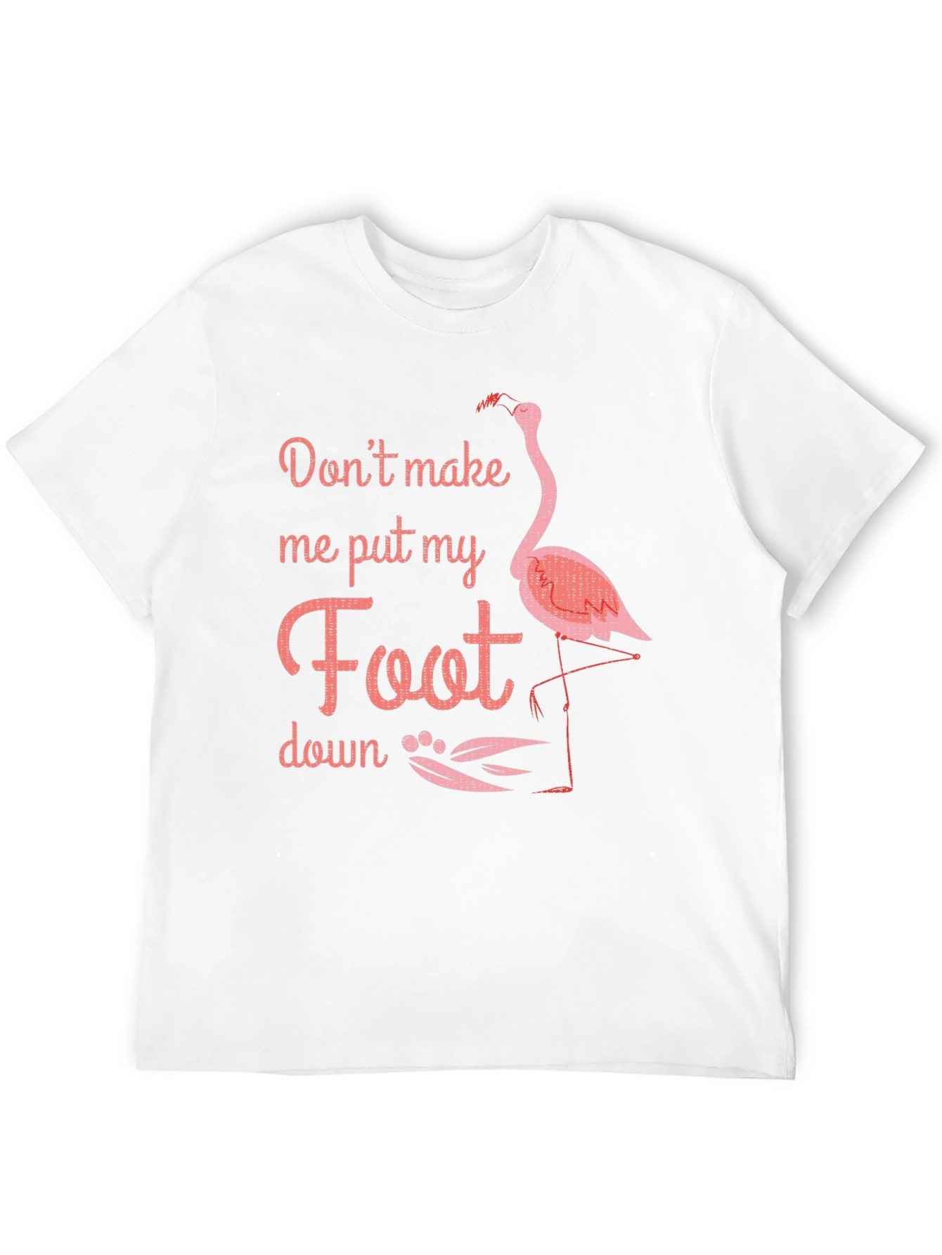 Flamingo Foot Down Graphic Tee