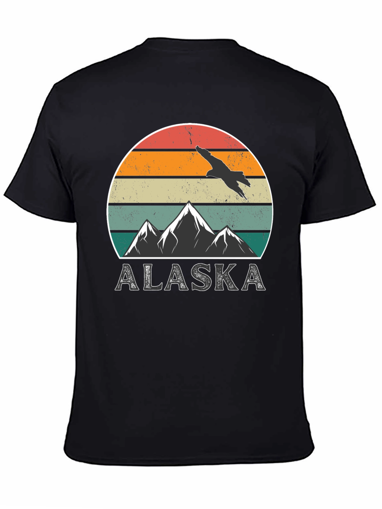 Alaska Mountain Sunset Graphic Tee