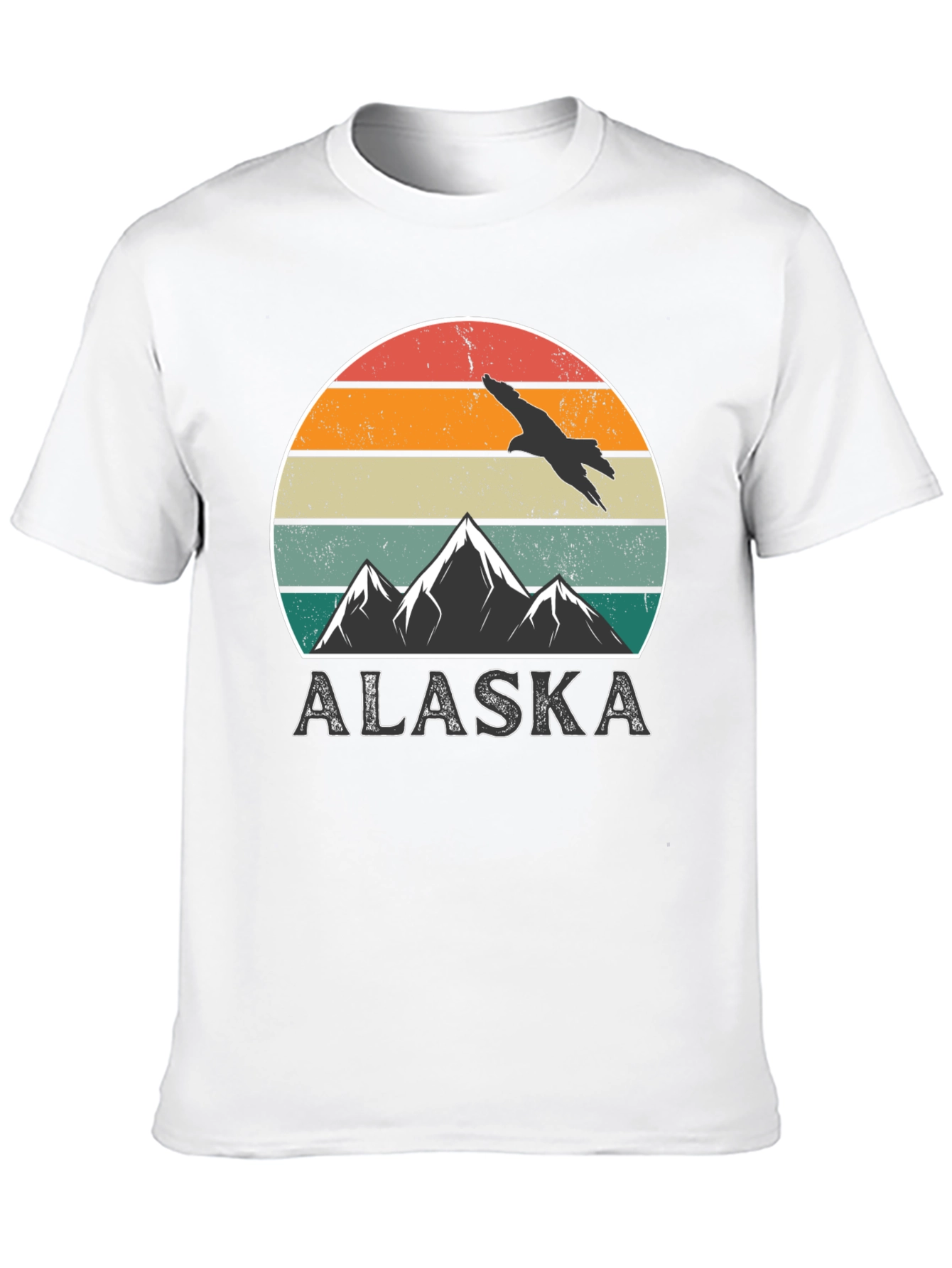 Alaska Mountain Sunset Graphic Tee