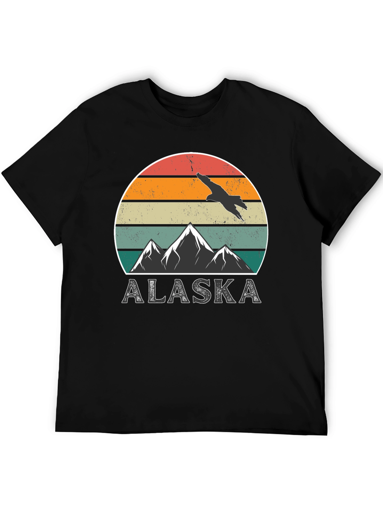 Alaska Mountain Sunset Graphic Tee